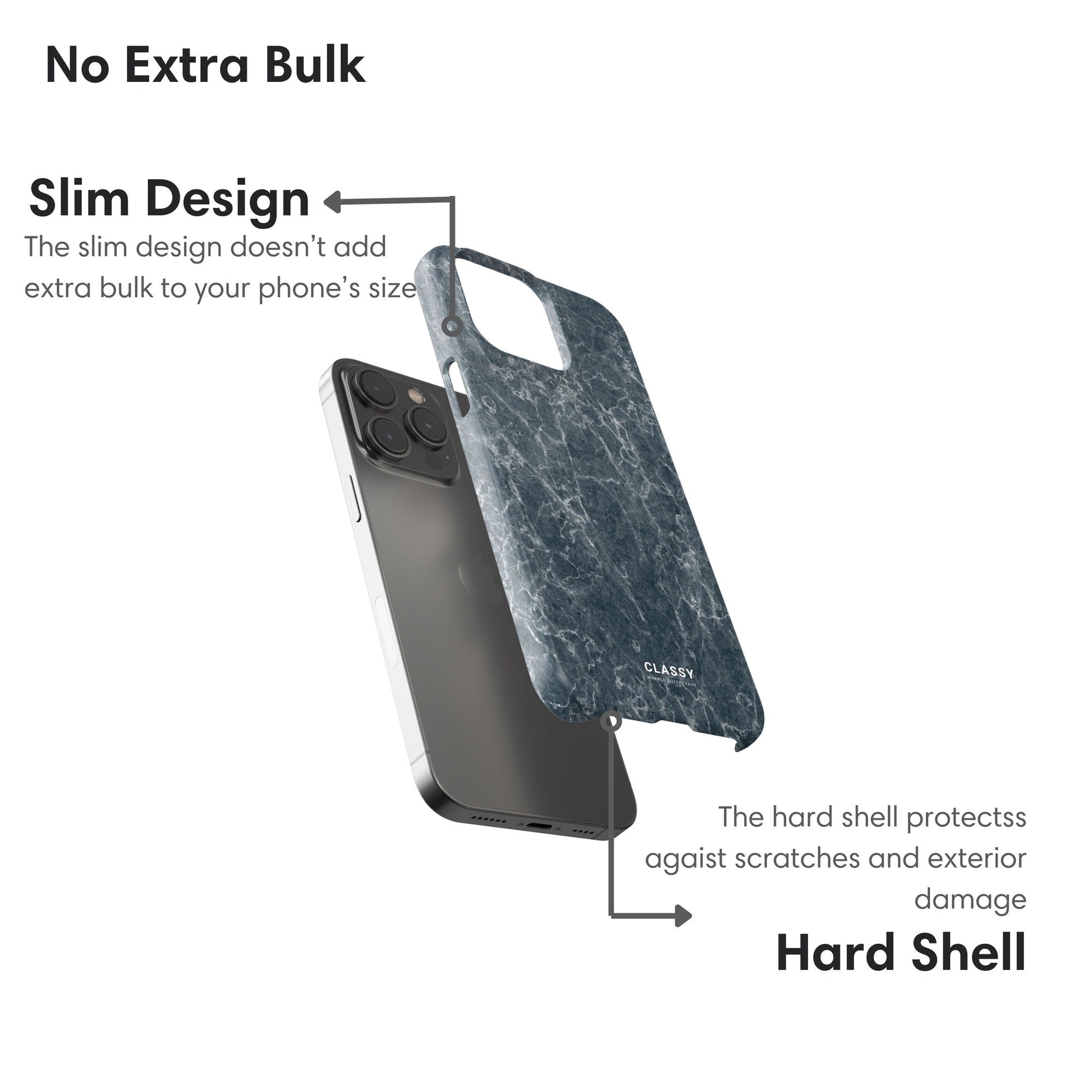 Teal Marble Snap Case - Classy Cases - Phone Case - iPhone 17 - Glossy - 