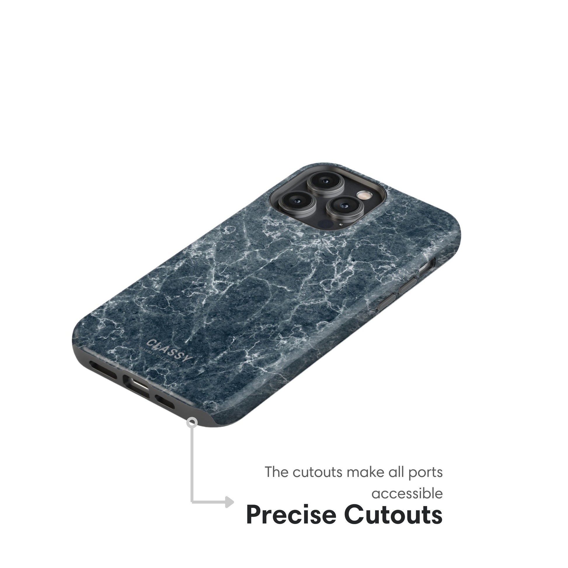 Teal Marble Tough Case - Classy Cases - Phone Case - iPhone 17 - Glossy - 
