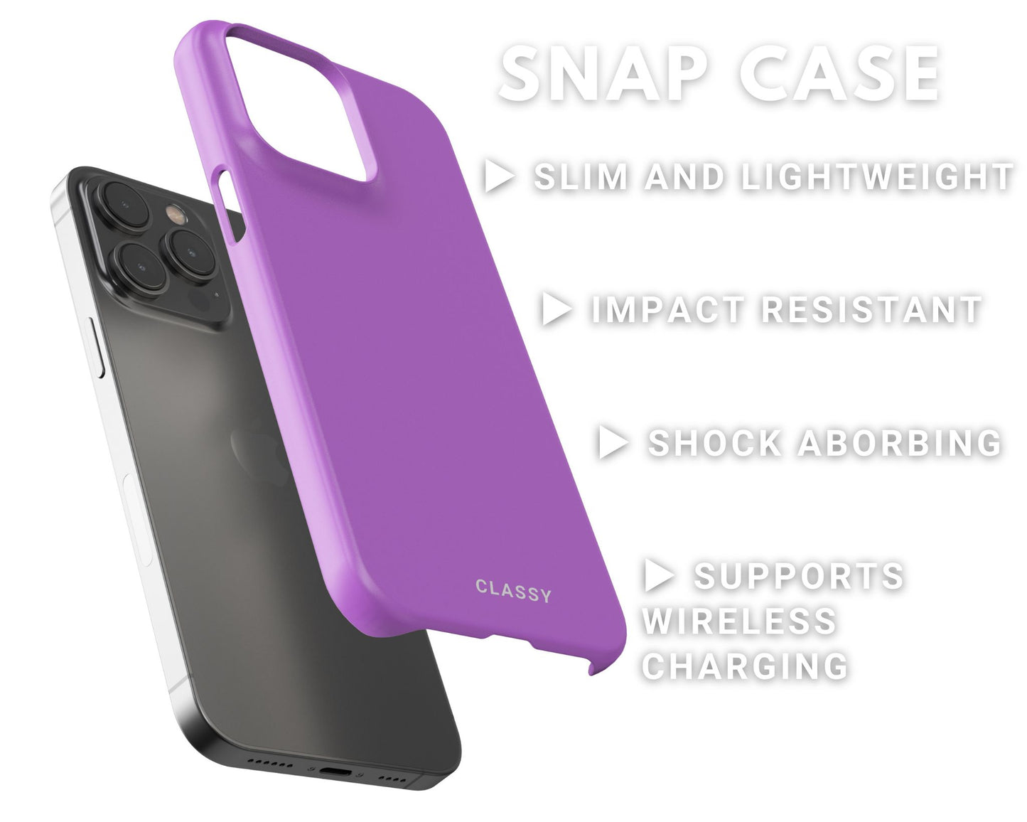 Purple Snap Case