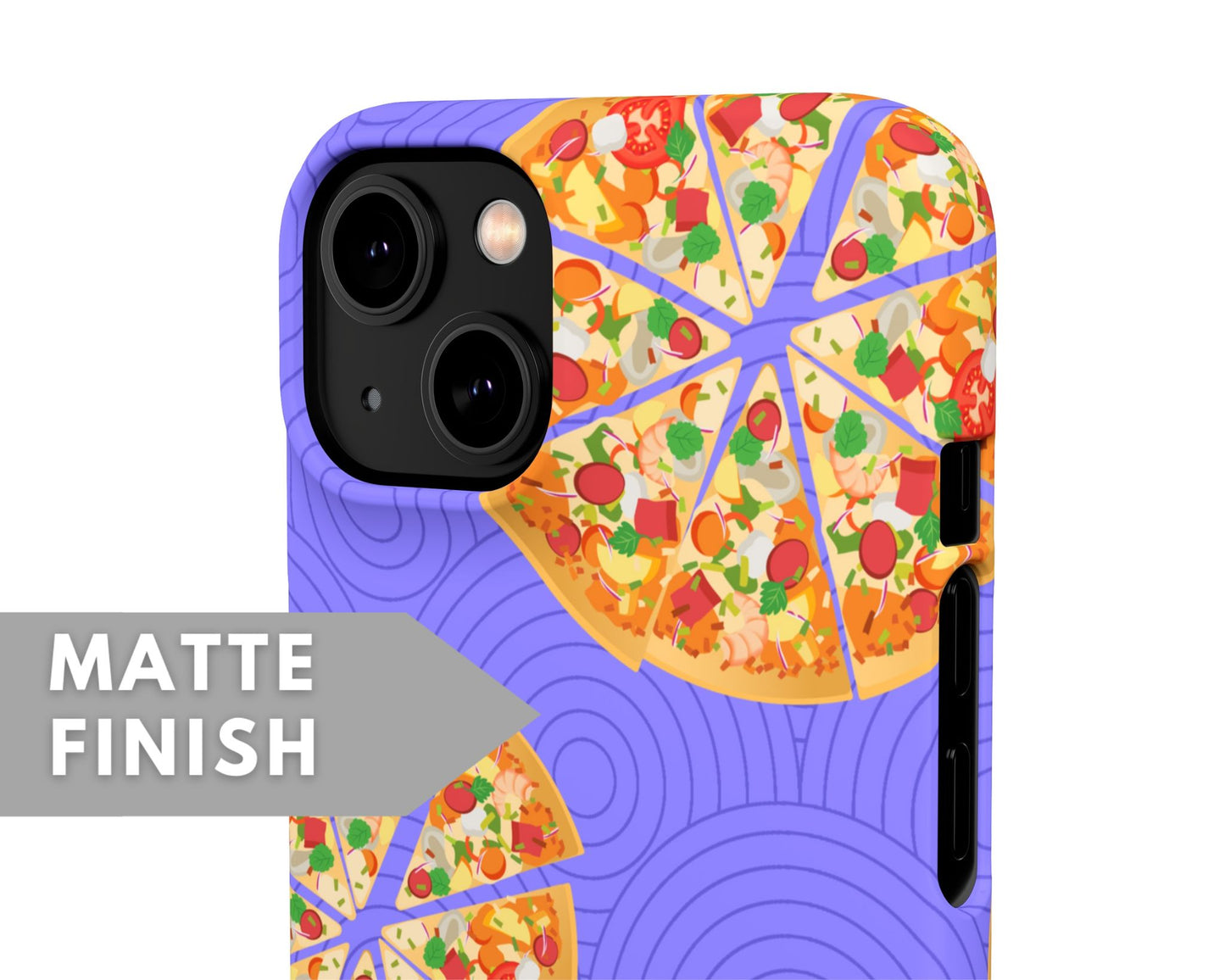 Purple Pizza Snap Case