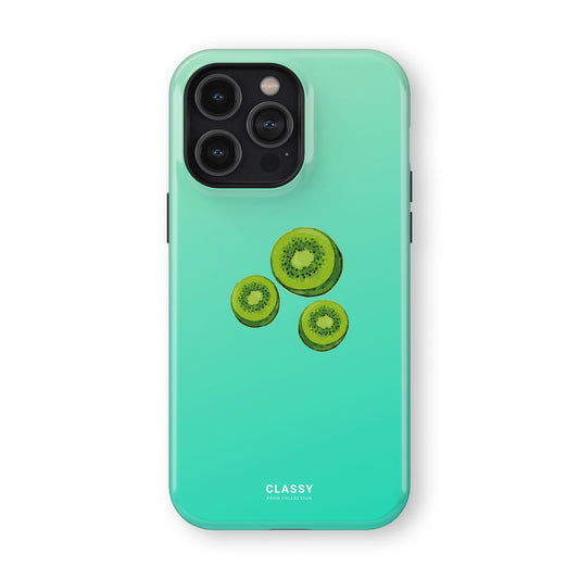 Turquoise Kiwi Tough Case - Classy Cases - Phone Case - iPhone 17 - Glossy - 