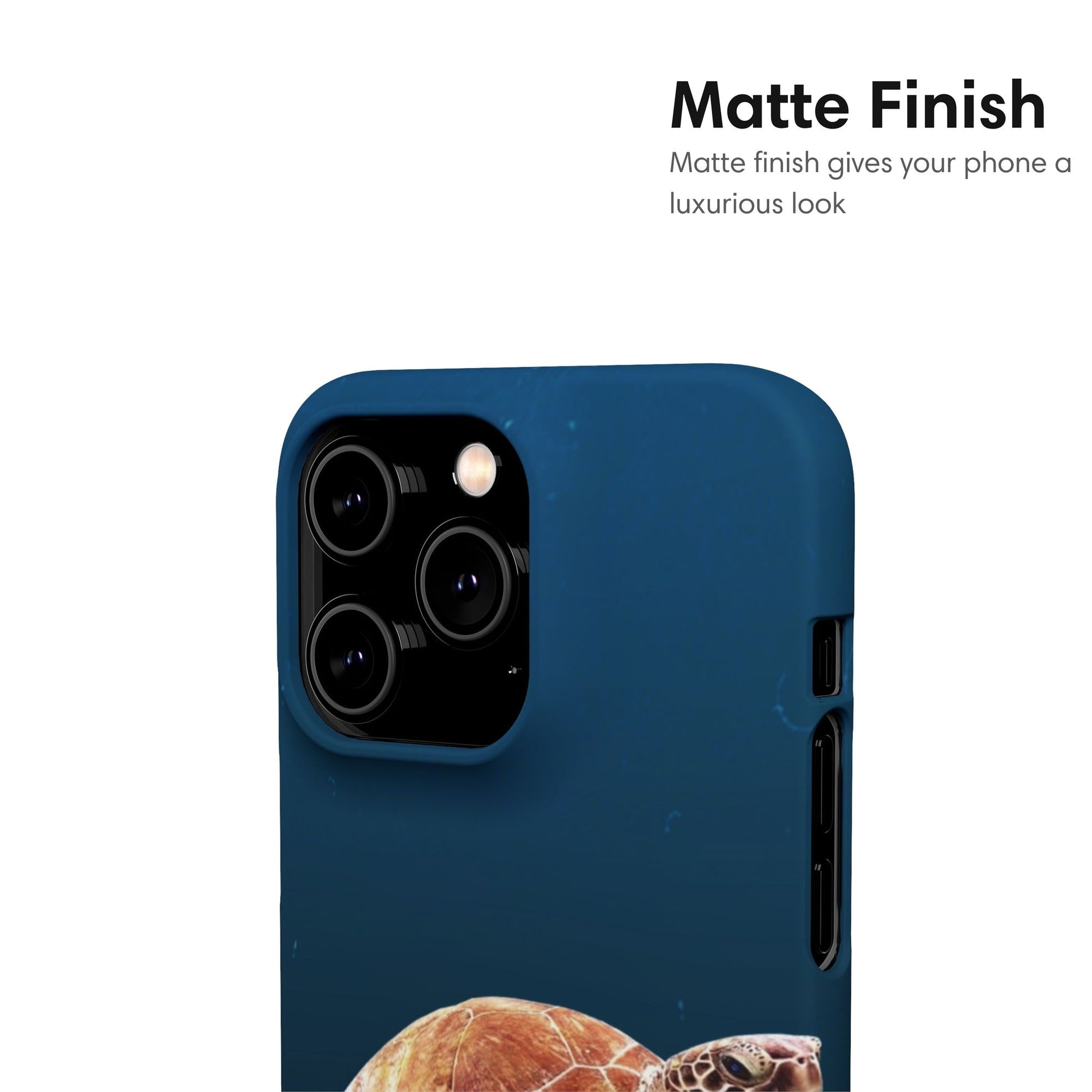 Turtle in Ocean Snap Case - Classy Cases - Phone Case - iPhone 17 - Glossy - 