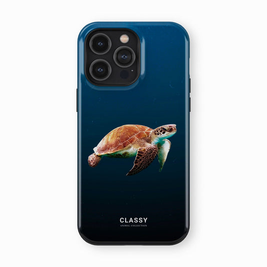 Turtle In Ocean Tough Case - Classy Cases - Phone Case - iPhone 17 - Glossy - 