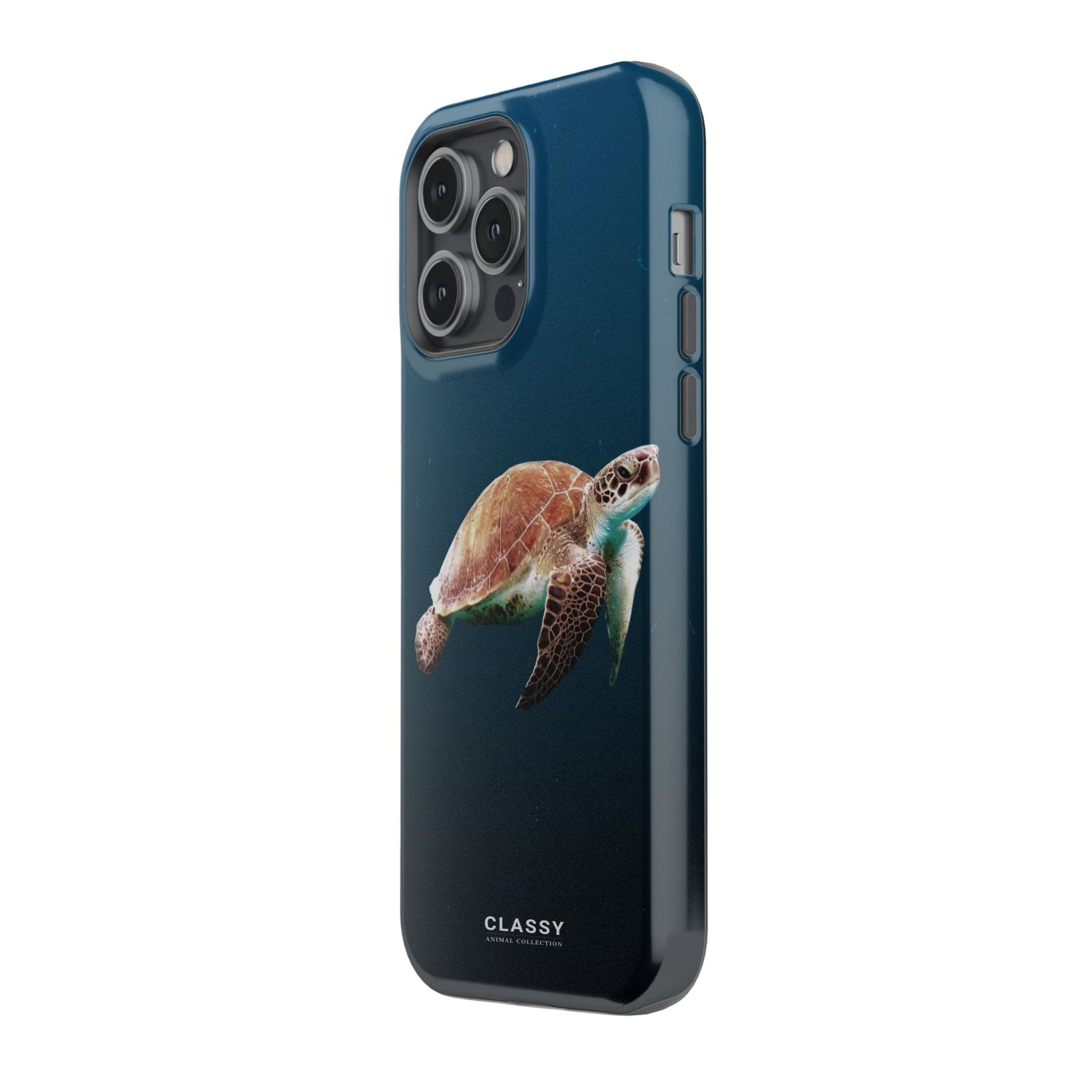 Turtle In Ocean Tough Case - Classy Cases - Phone Case - iPhone 17 - Glossy - 