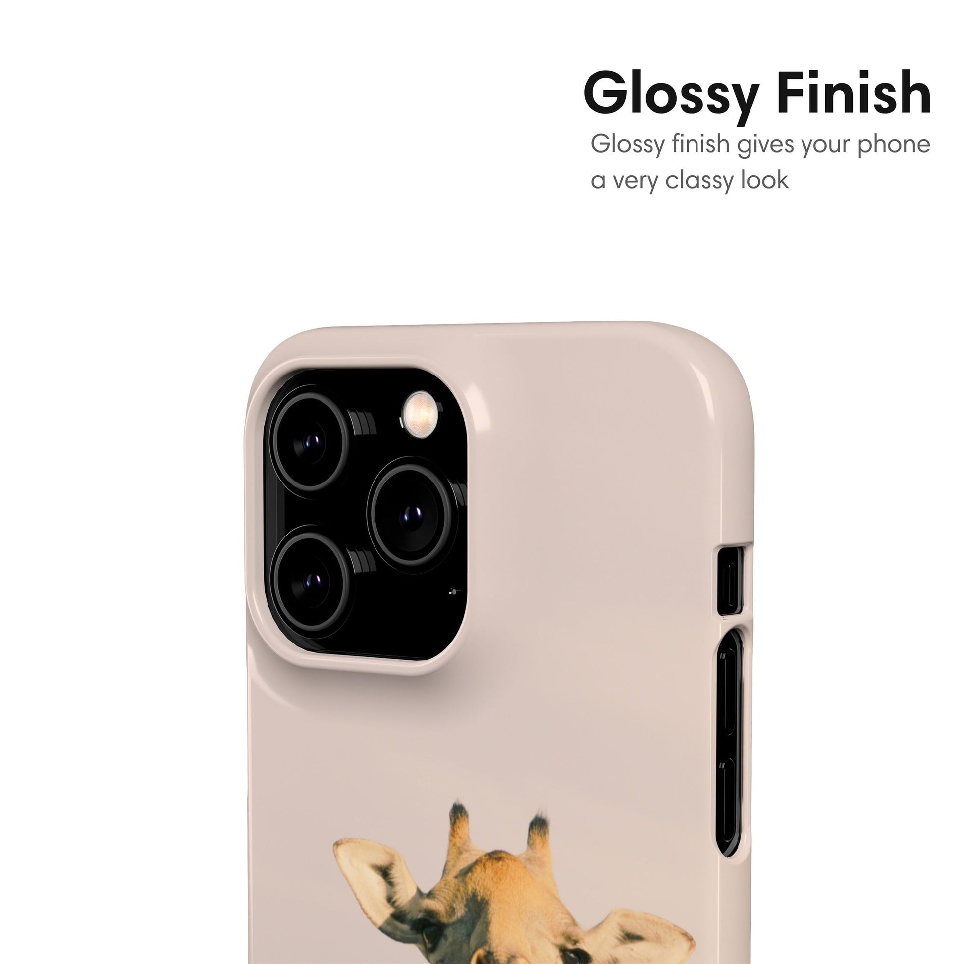 Vintage Beige Giraffe Snap Case - Classy Cases - Phone Case - iPhone 17 - Glossy - 