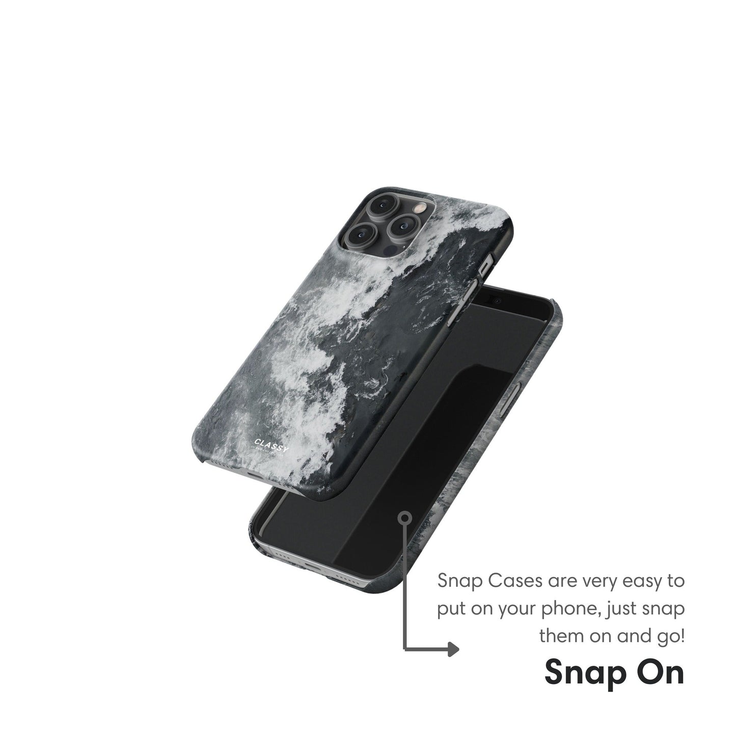 Vintage Ocean Snap Case - Classy Cases - Phone Case - iPhone 14 - Glossy - 