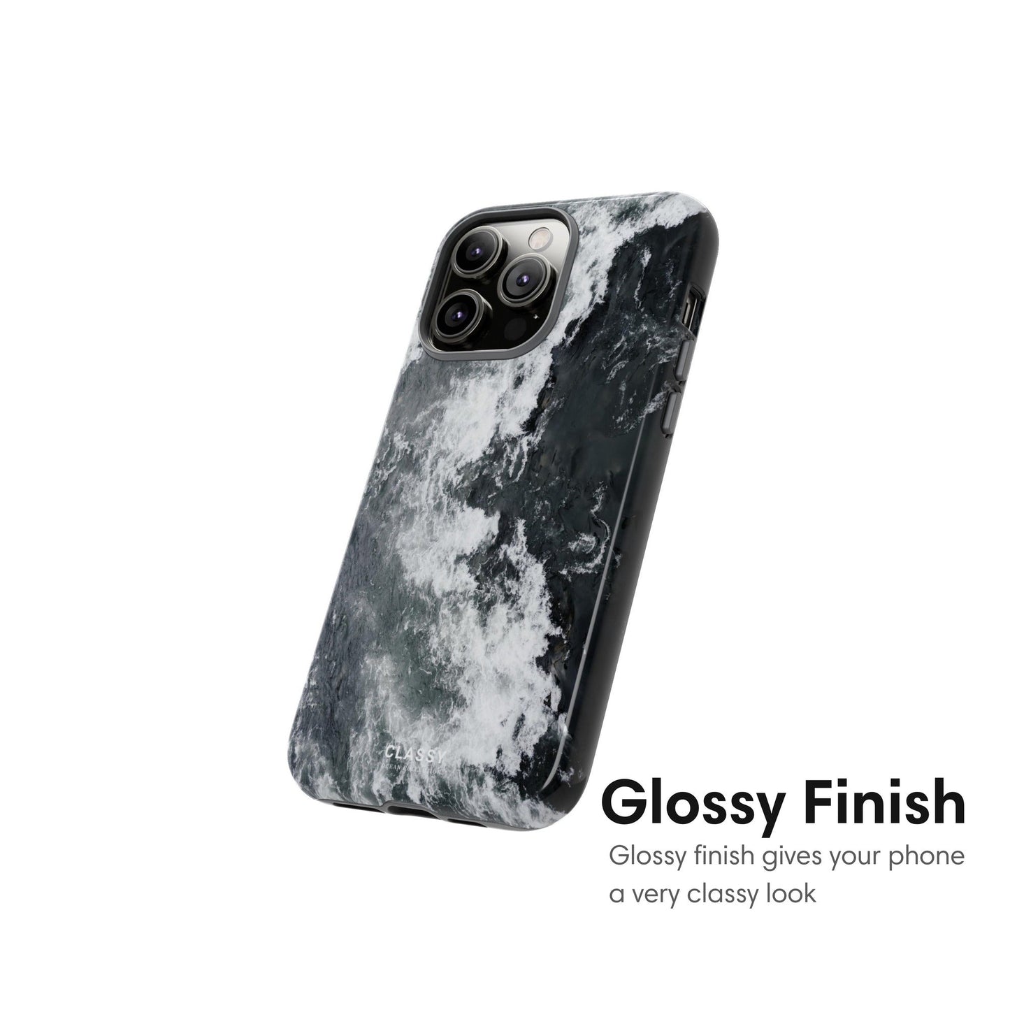Vintage Ocean Tough Case - Classy Cases - Phone Case - iPhone 15 - Glossy - 