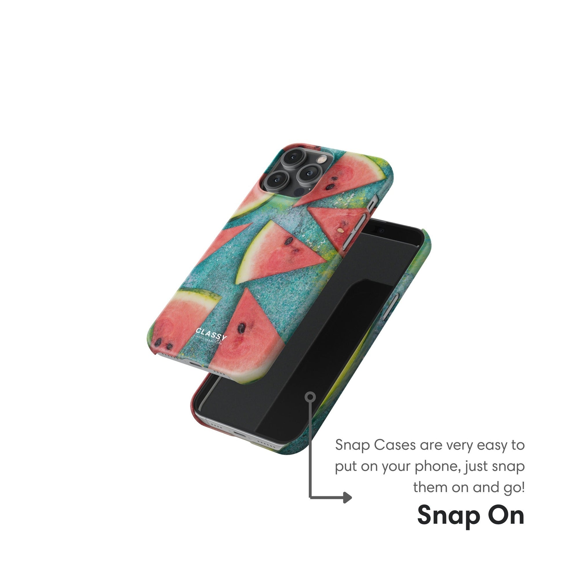 Watermelon in Water Snap Case - Classy Cases - Phone Case - iPhone 17 - Glossy - 