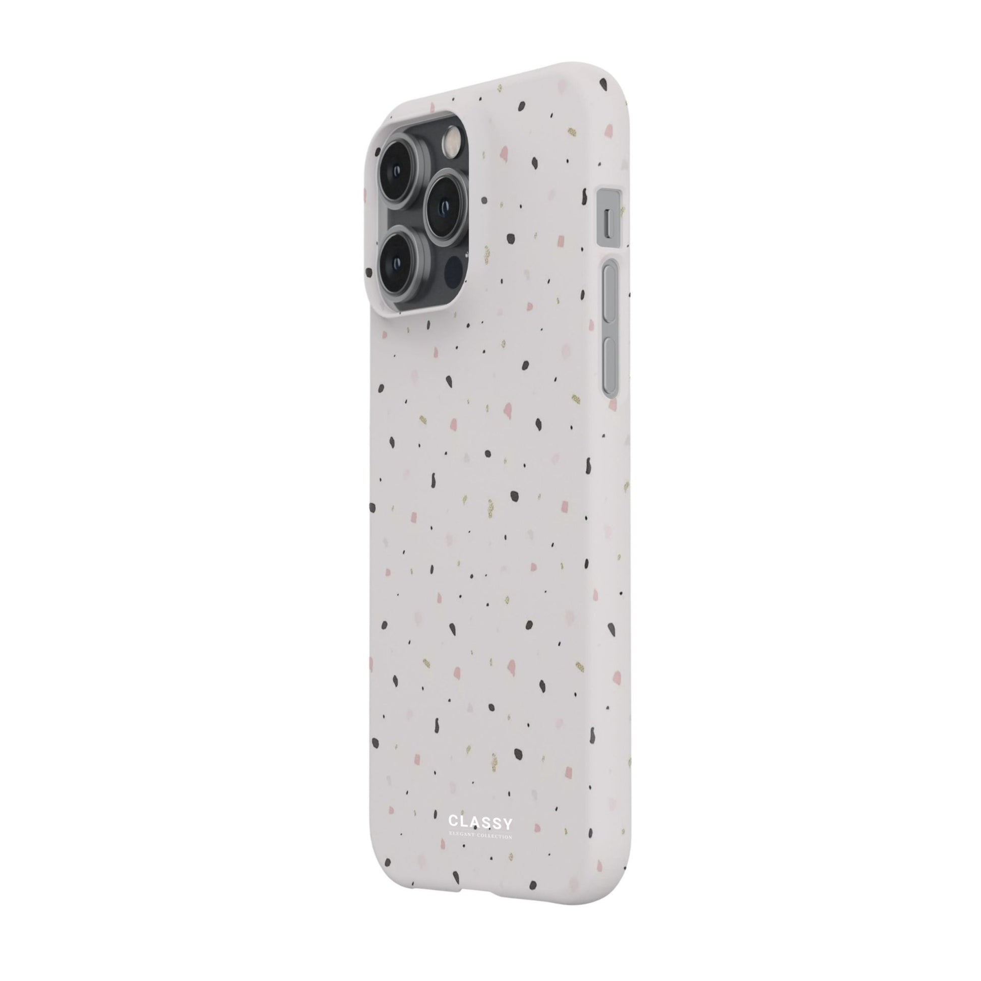 White Dots Snap Case - Classy Cases - Phone Case - iPhone 17 - Glossy - 