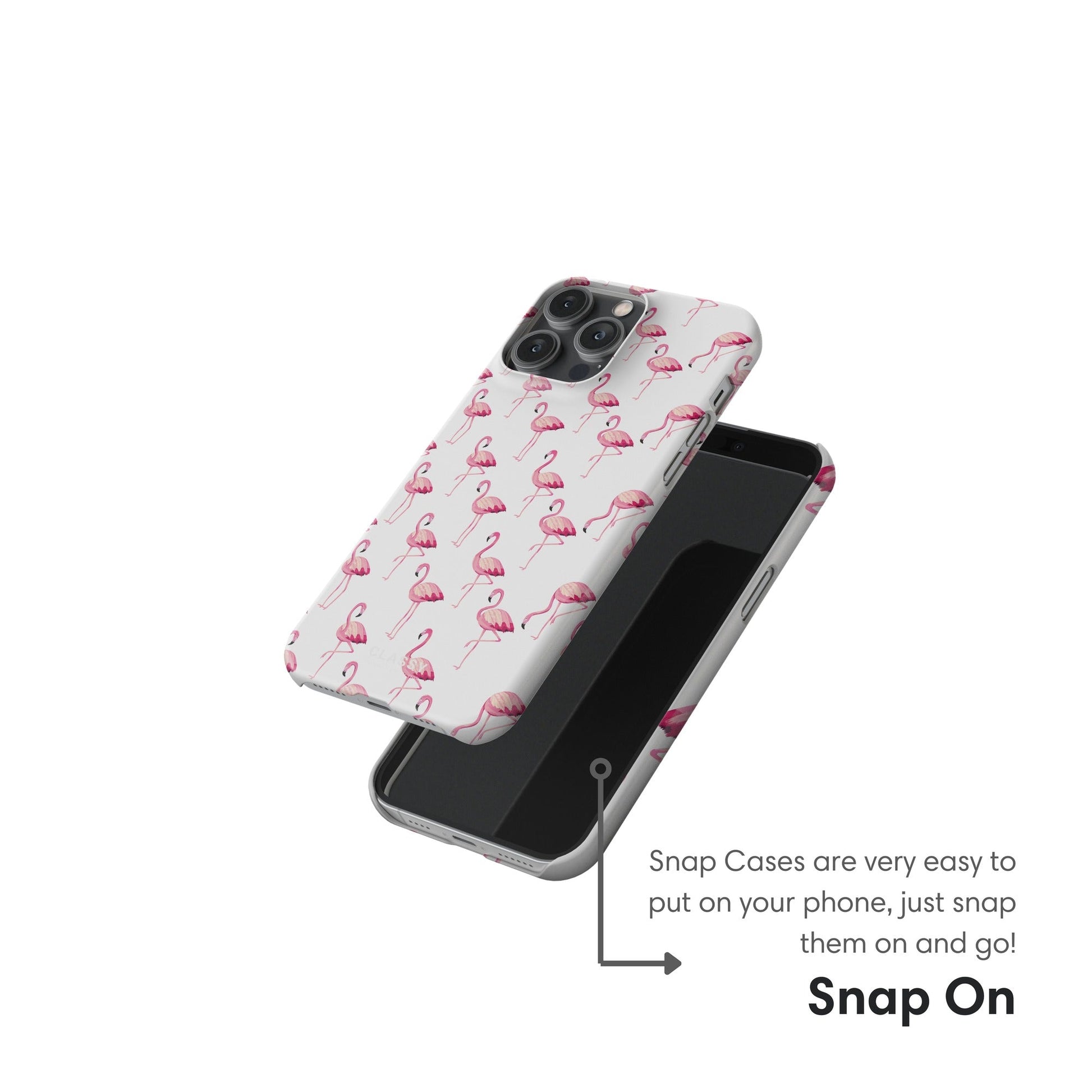 White Flamingo Snap Case - Classy Cases - Phone Case - iPhone 17 - Glossy - 