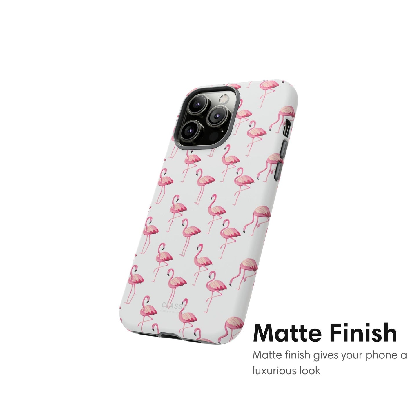 White Flamingo Tough Case - Classy Cases - Phone Case - iPhone 17 - Glossy - 