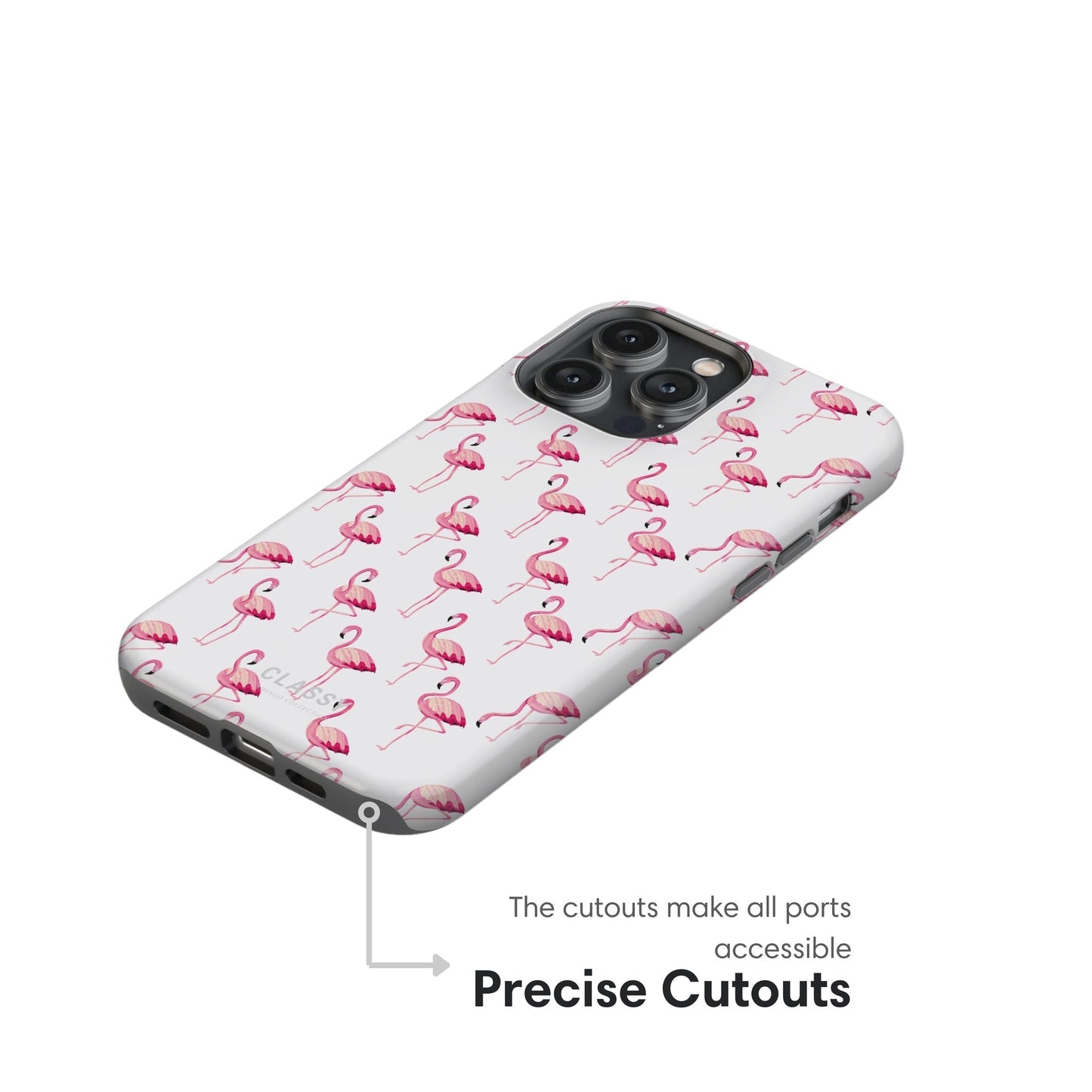 White Flamingo Tough Case - Classy Cases - Phone Case - iPhone 17 - Glossy - 