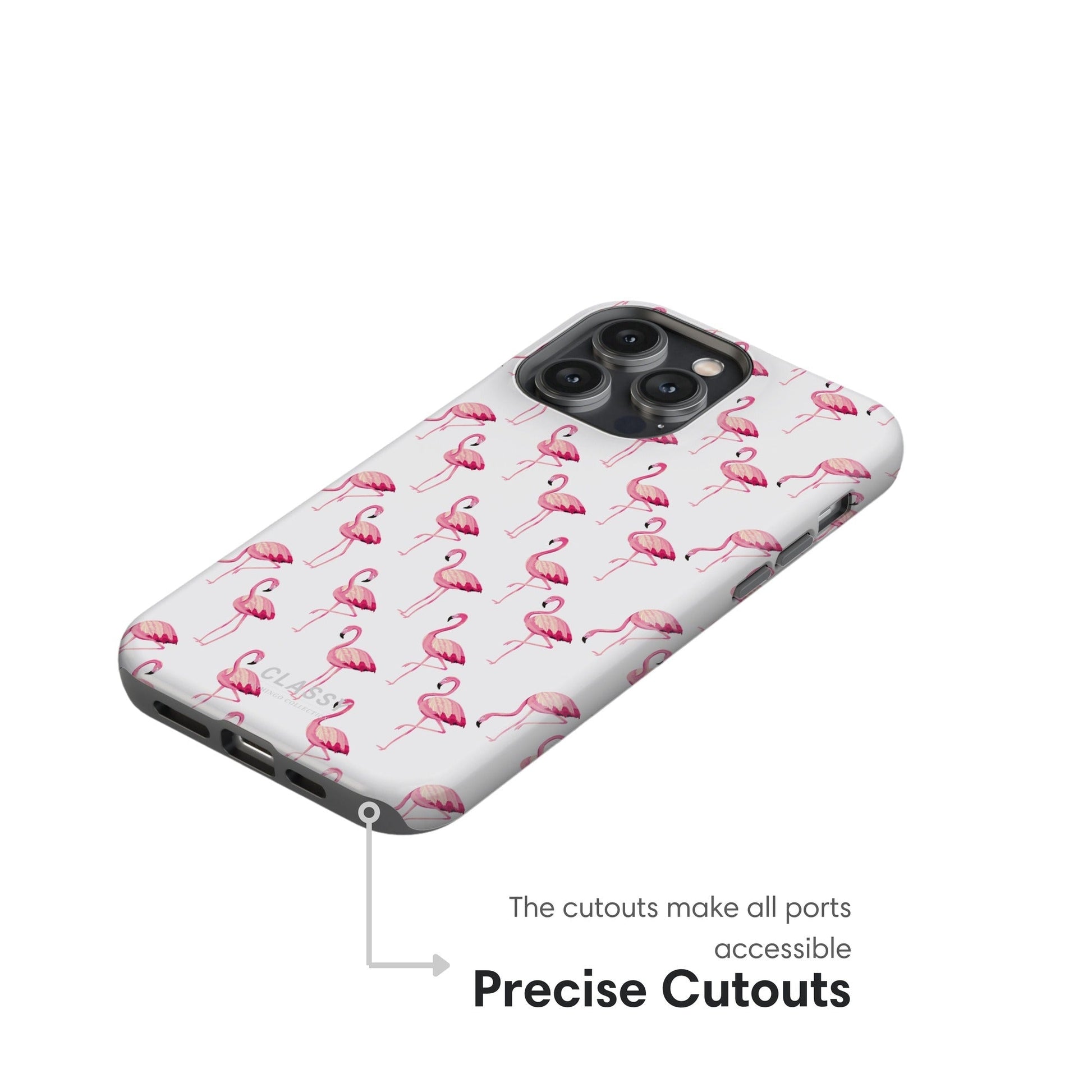 White Flamingo Tough Case - Classy Cases - Phone Case - iPhone 17 - Glossy - 