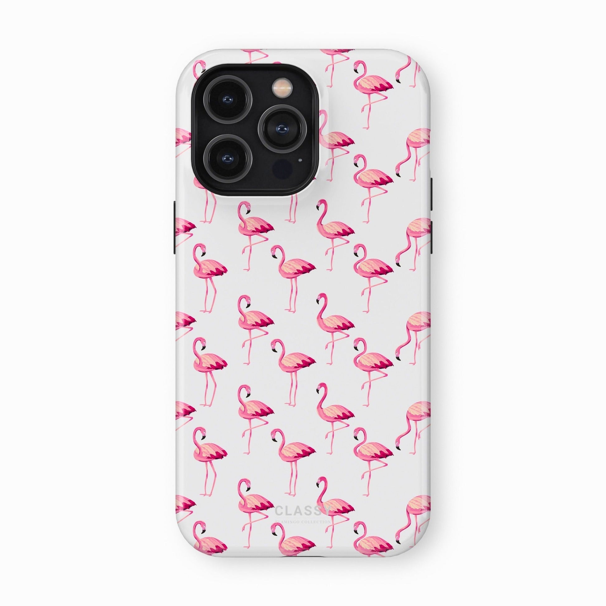 White Flamingo Tough Case - Classy Cases - Phone Case - iPhone 17 - Glossy - 