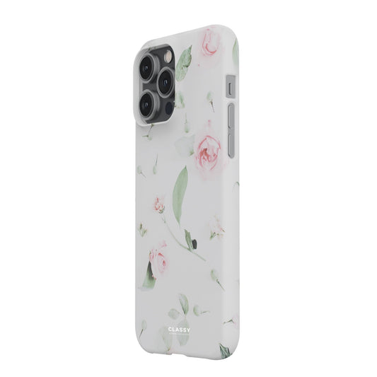 White Flower Snap Case - Classy Cases - Phone Case - iPhone 17 - Glossy - 