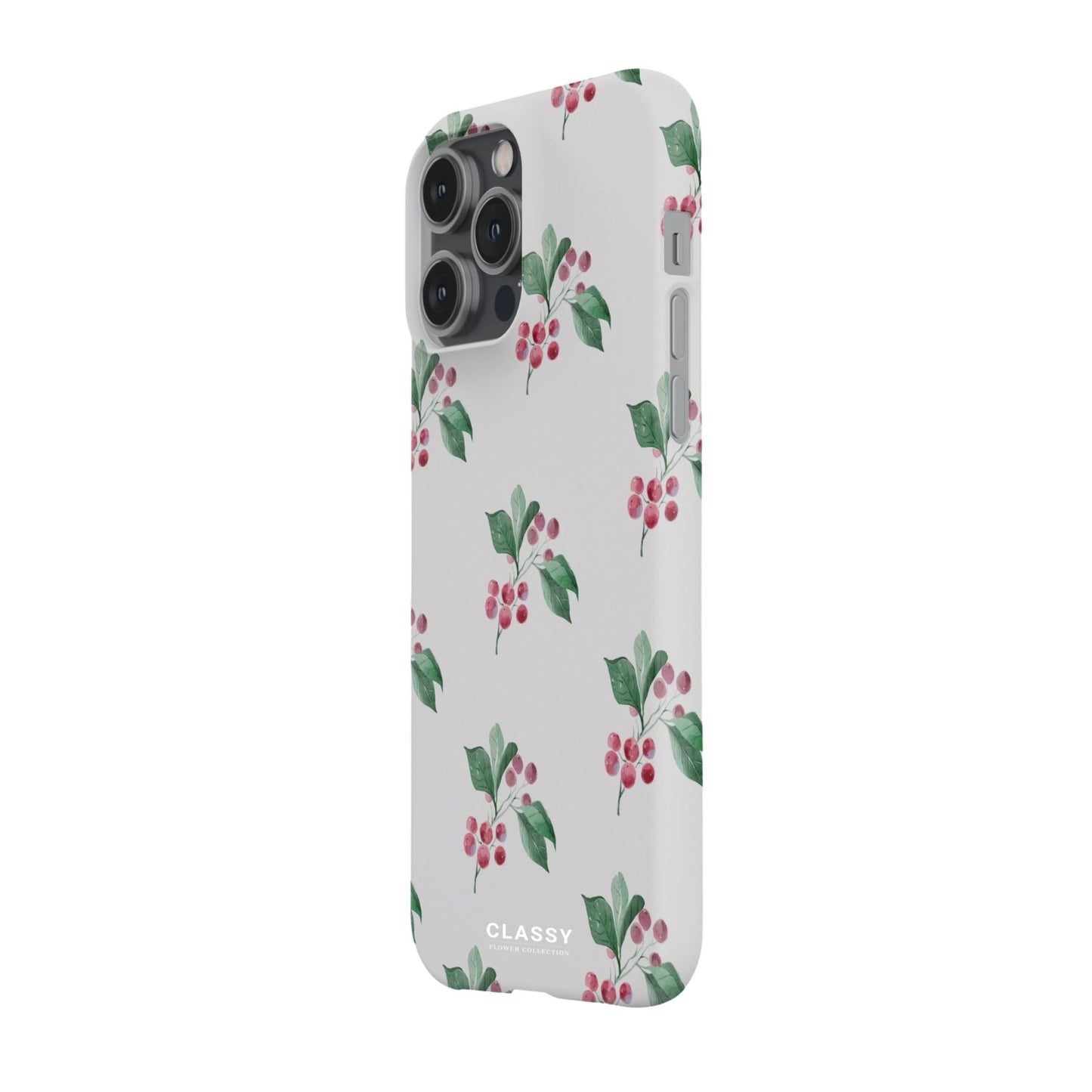 White Flowers Snap Case - Classy Cases - Phone Case - iPhone 17 - Glossy - 