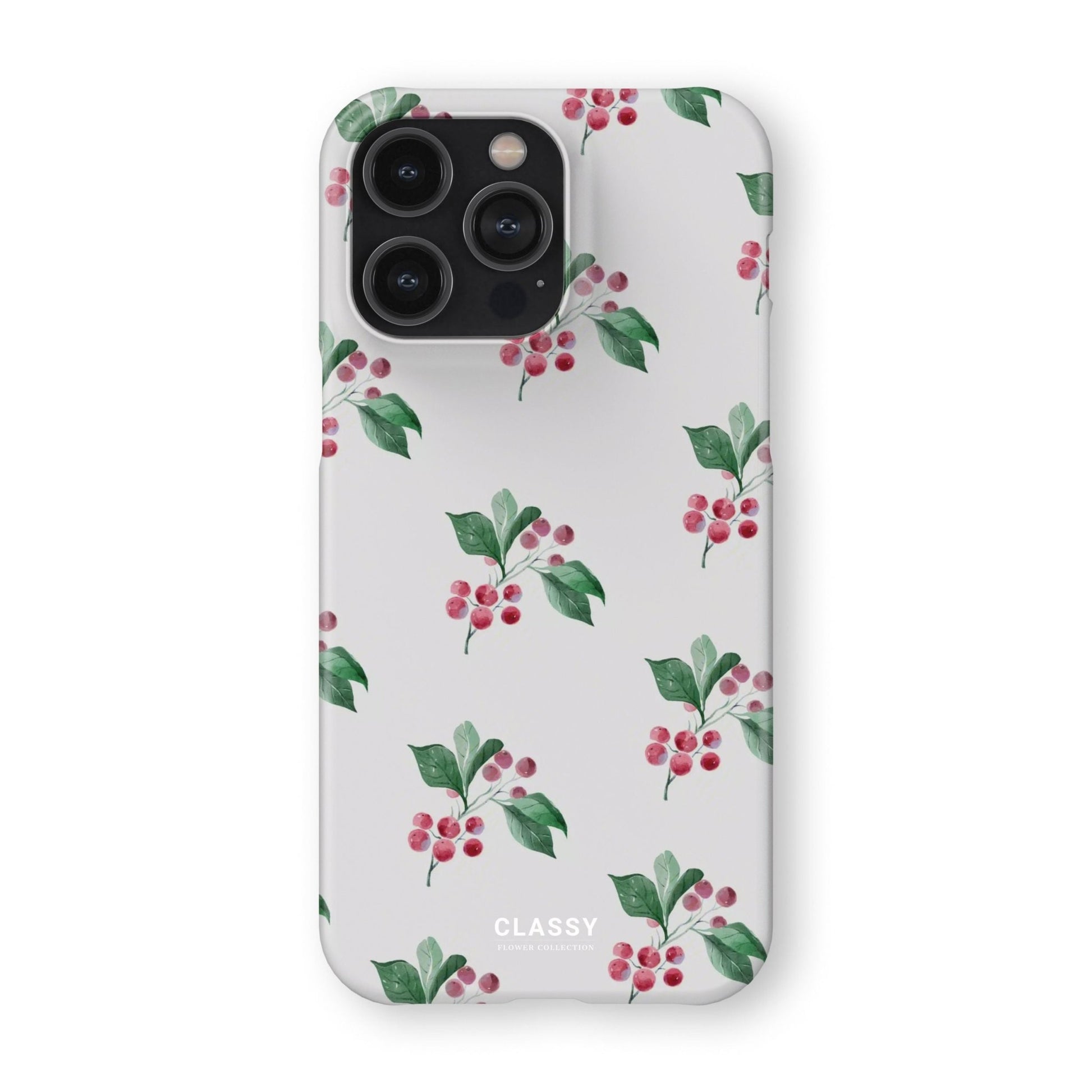 White Flowers Snap Case - Classy Cases - Phone Case - iPhone 17 - Glossy - 