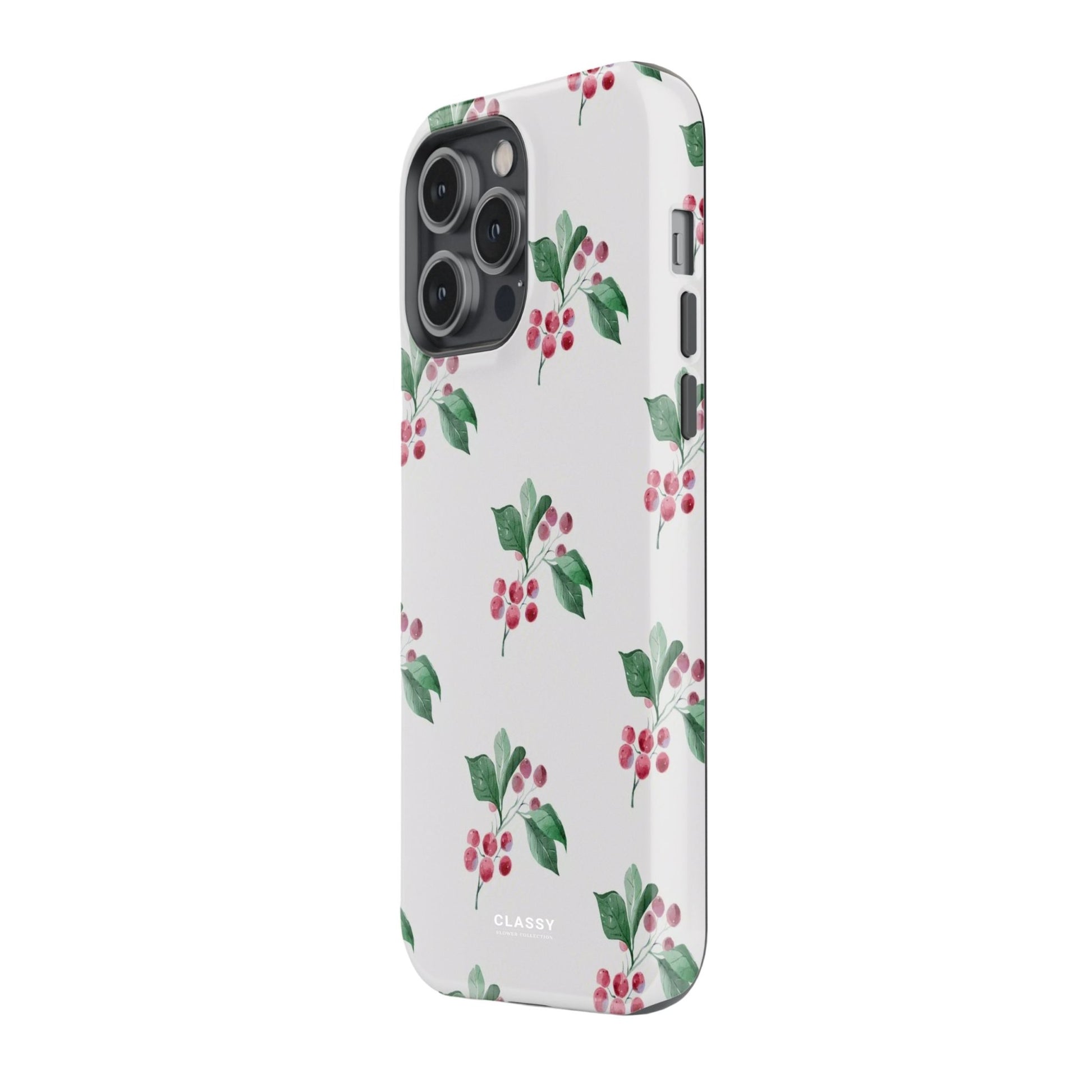 White Flowers Tough Case - Classy Cases - Phone Case - iPhone 17 - Glossy - 