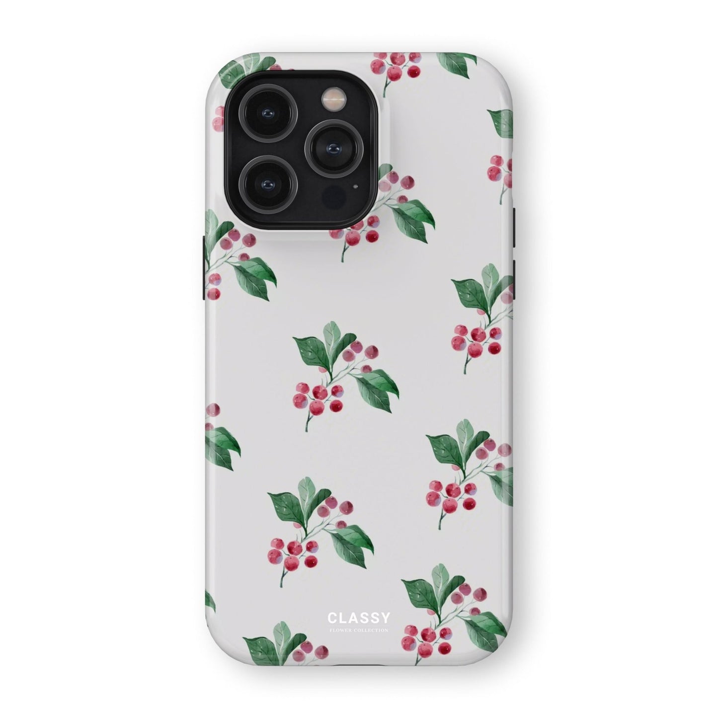 White Flowers Tough Case - Classy Cases - Phone Case - iPhone 17 - Glossy - 
