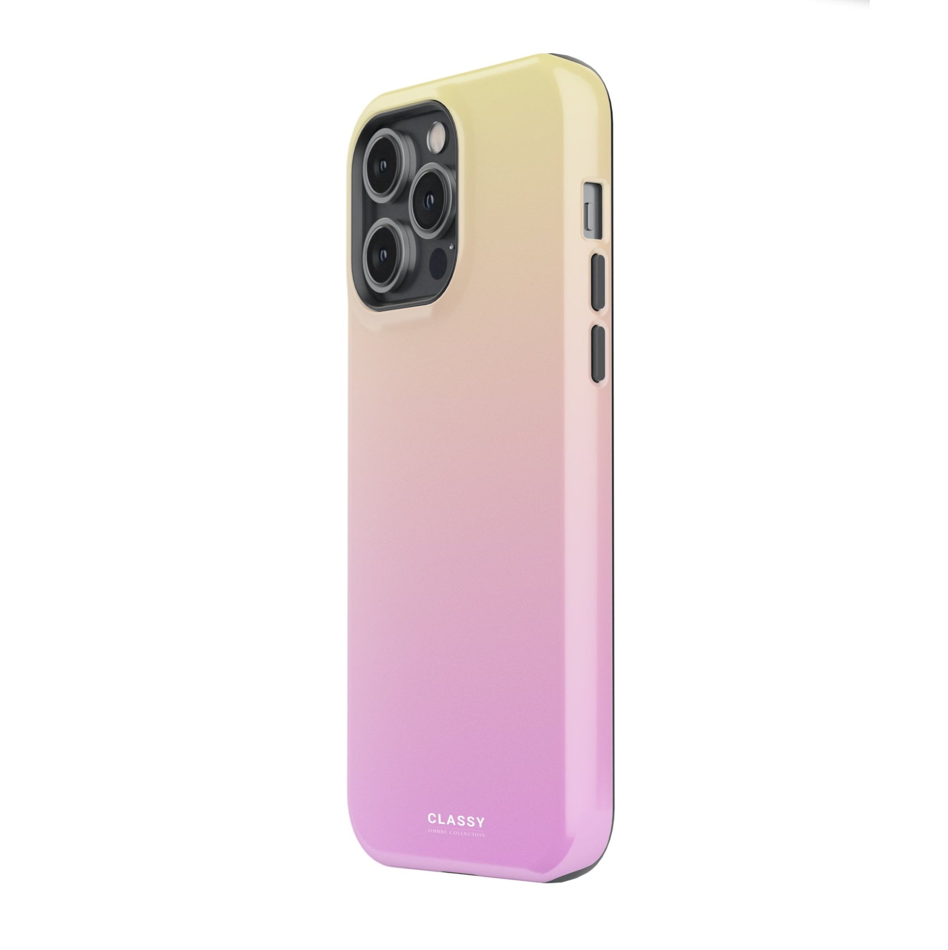 Yellow and Light Pink Ombre Tough Case - Classy Cases - Phone Case - iPhone 17 - Glossy - 