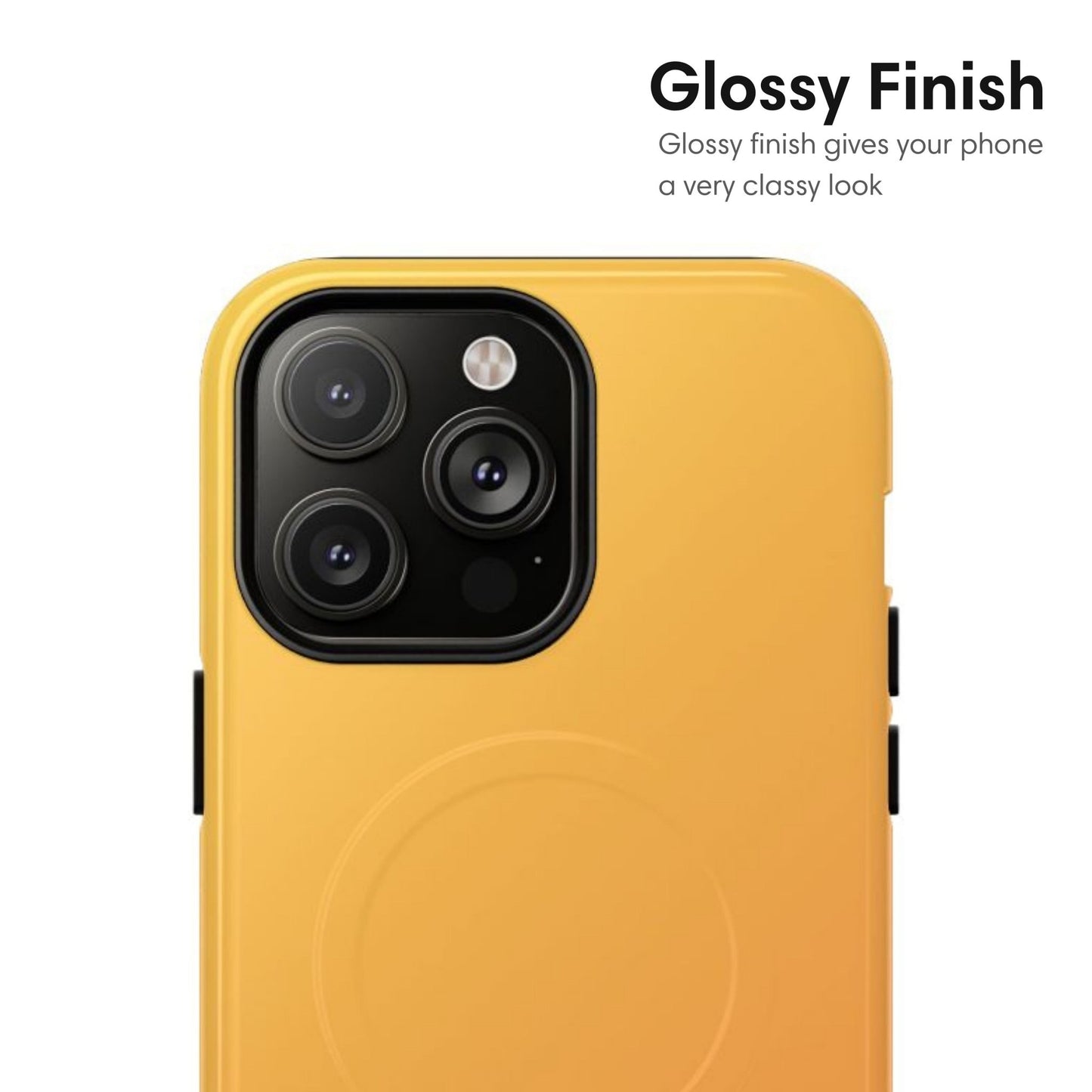 Yellow Ombre MagSafe Tough Case - Classy Cases - Phone Case - iPhone 17 - Glossy - 