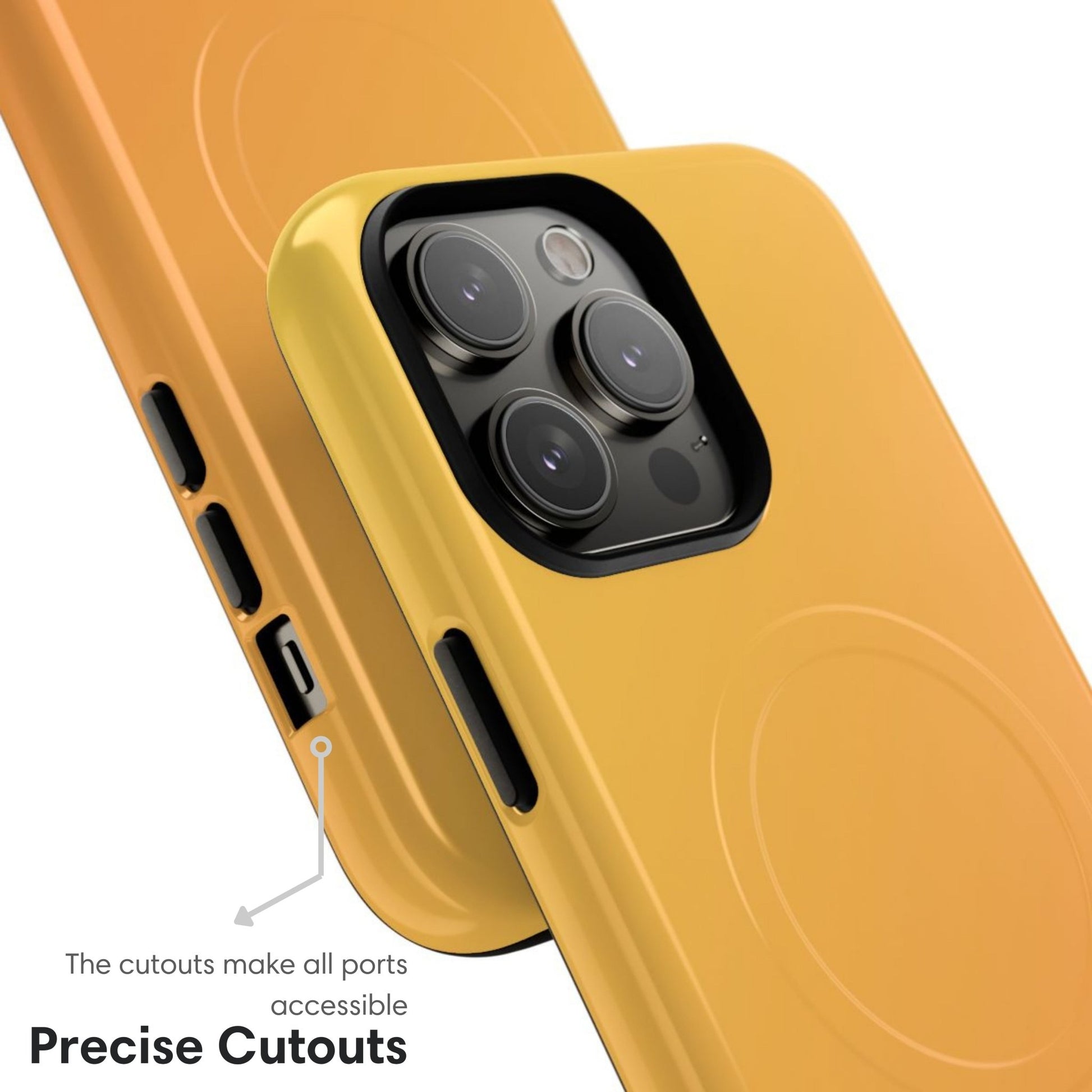 Yellow Ombre MagSafe Tough Case - Classy Cases - Phone Case - iPhone 17 - Glossy - 