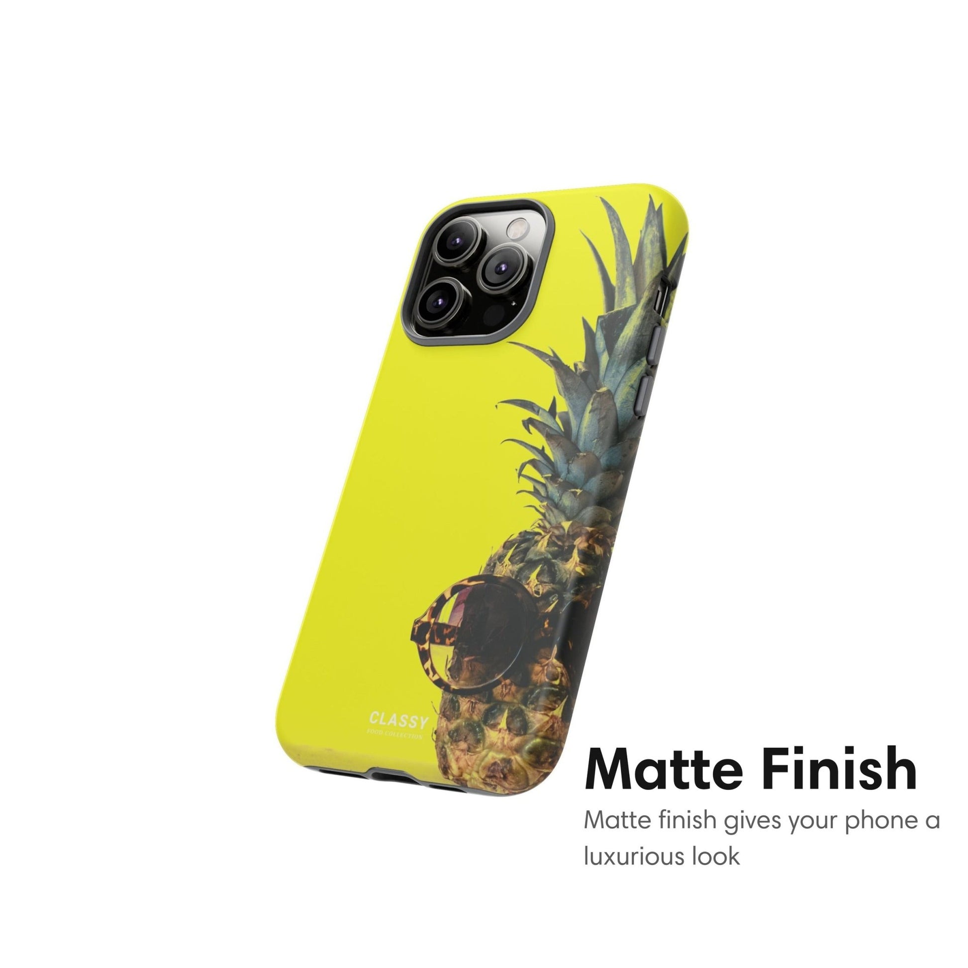 Yellow Pineapple Tough Case - Classy Cases - Phone Case - iPhone 17 - Glossy - 