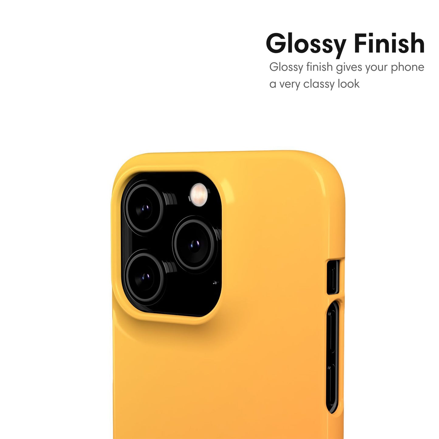 Yellow Ombre Snap Case glossy