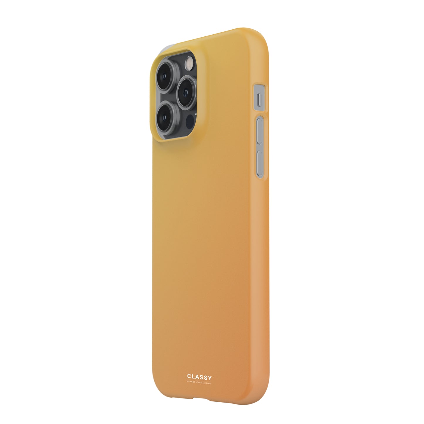 Yellow Ombre Snap Case side