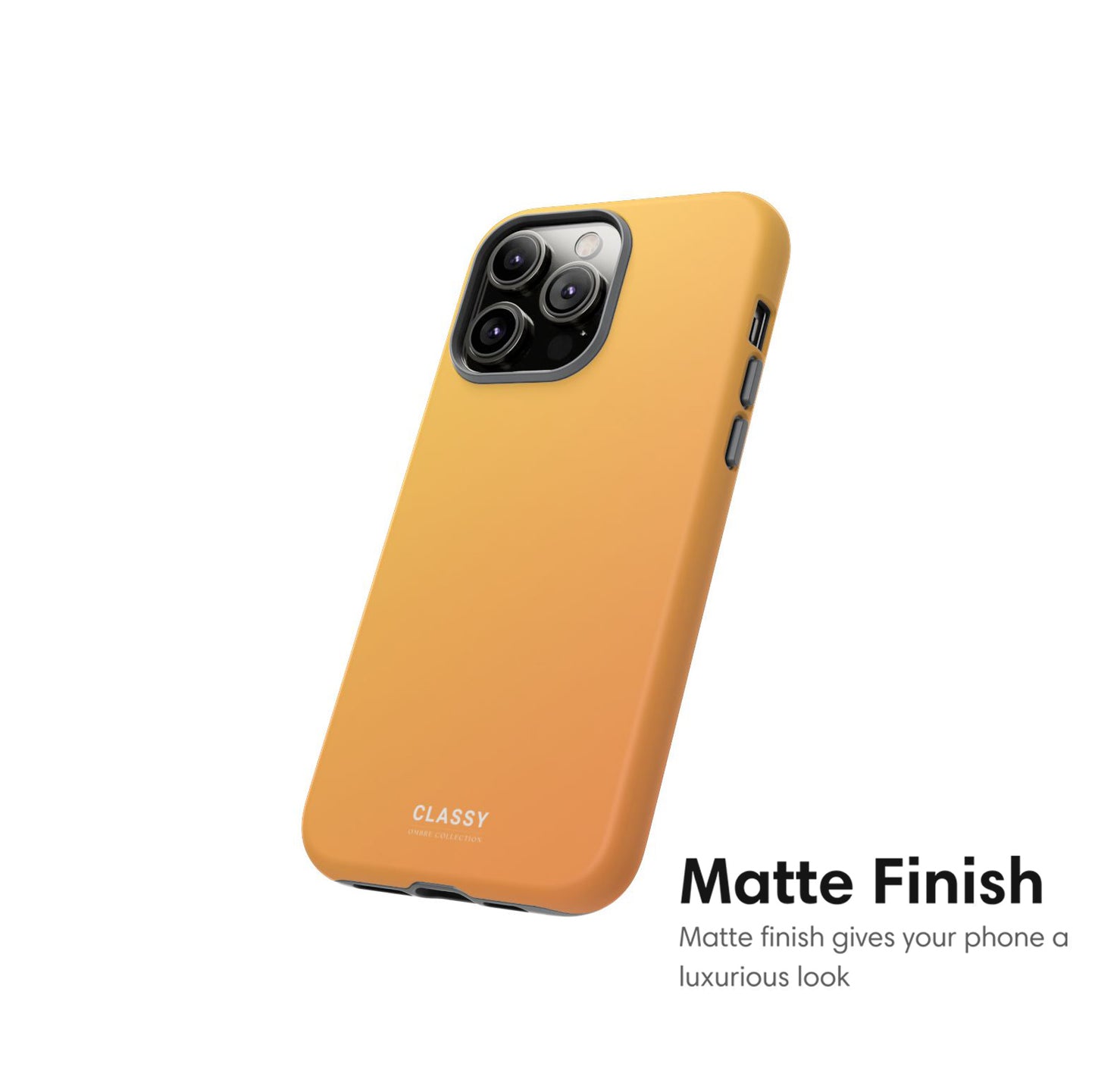 Yellow Ombre Tough Case matte