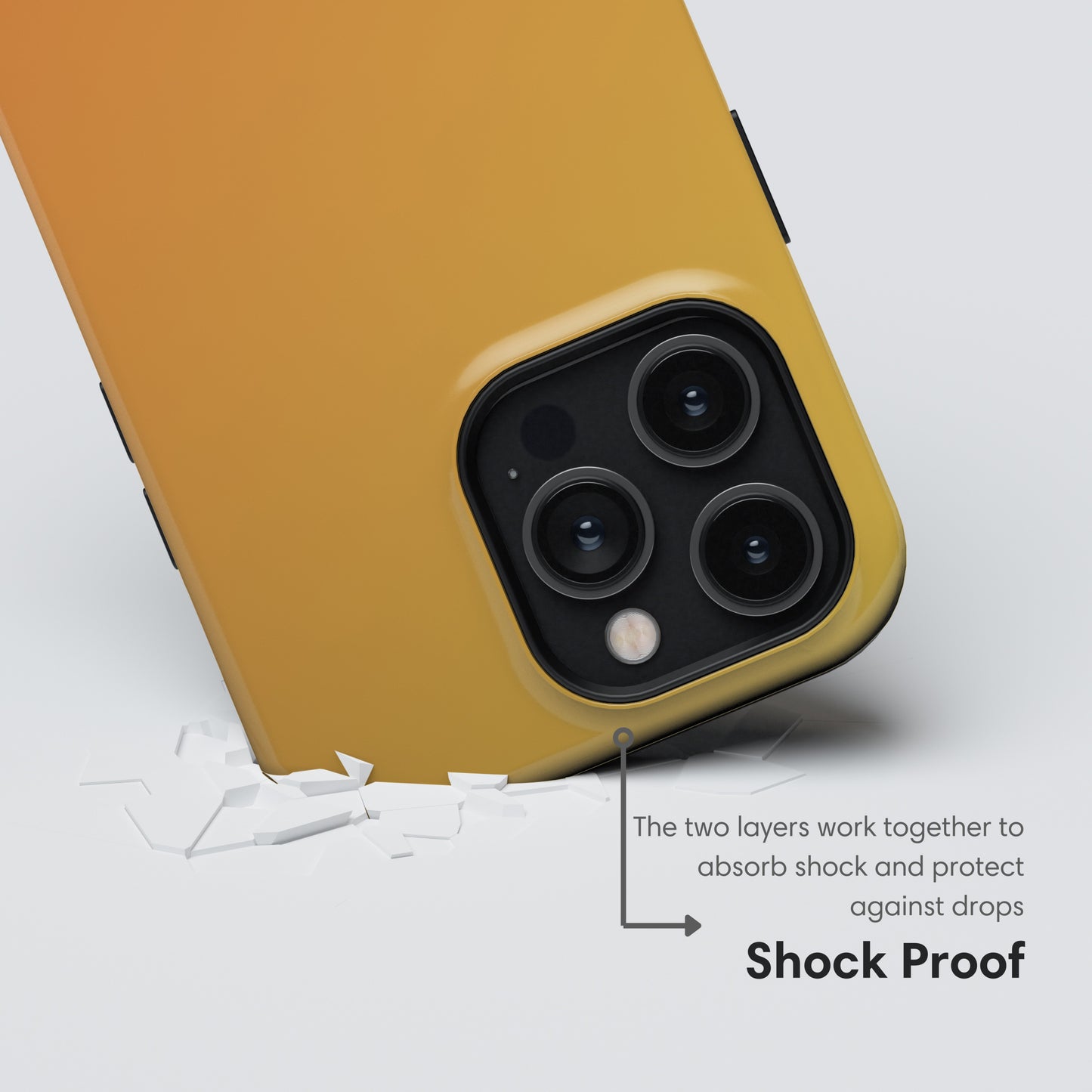 Yellow Ombre Tough Case shockproof