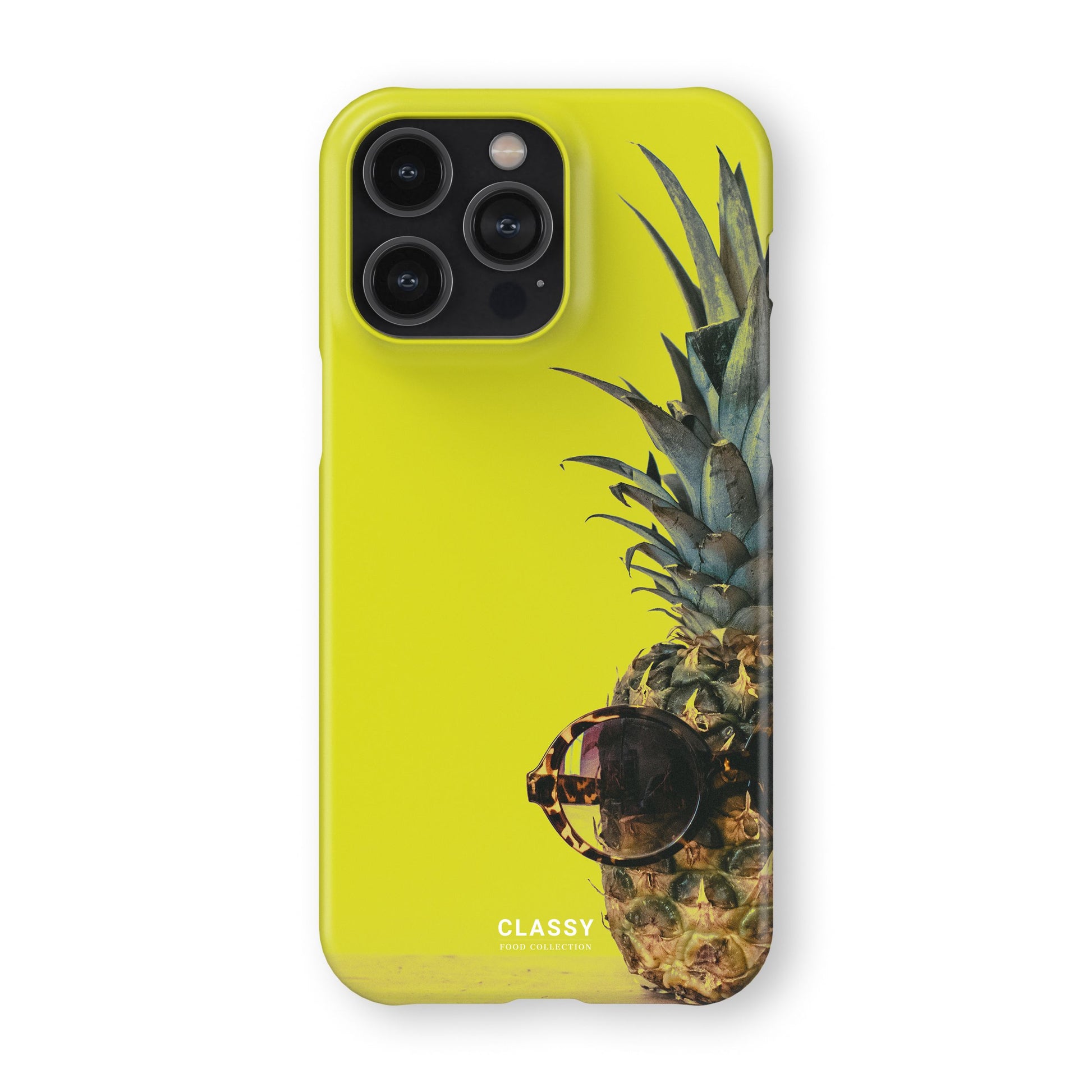 Yellow Pineapple Snap Case front