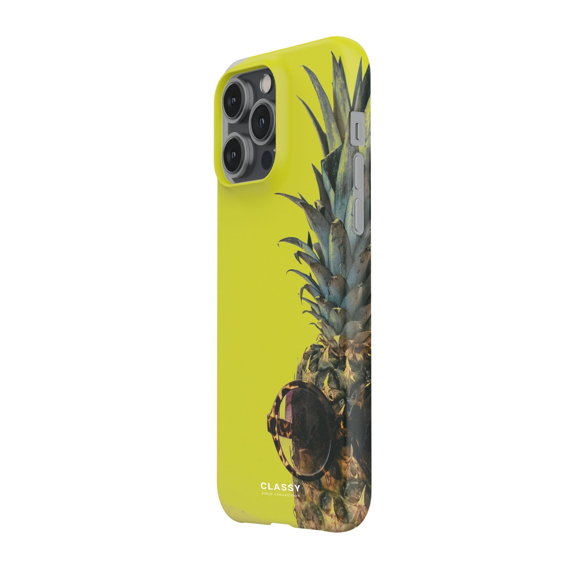 Yellow Pineapple Snap Case side