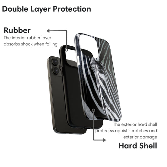 Zebra Head from further MagSafe Tough Case - Classy Cases - Phone Case - iPhone 17 - Glossy -