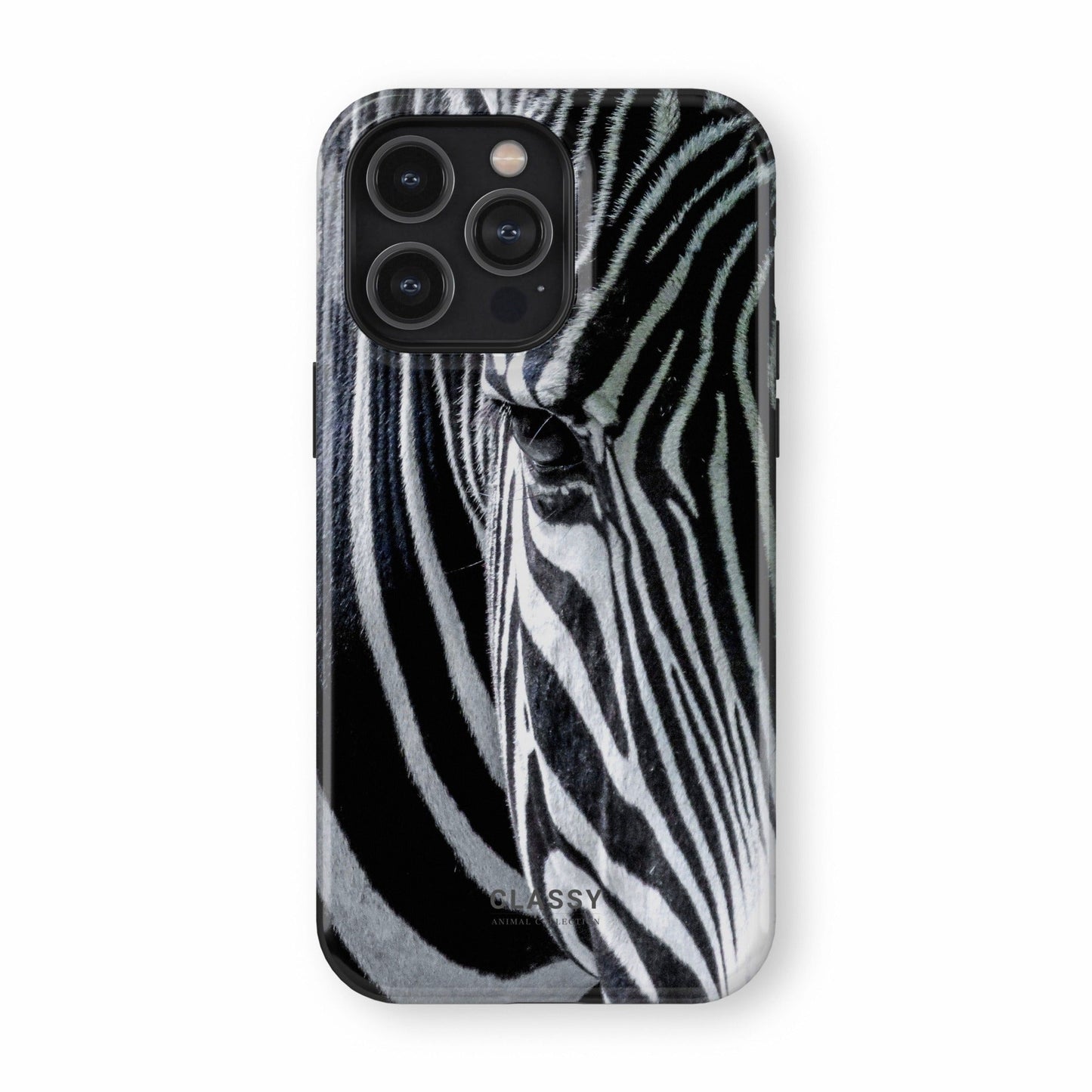 Zebra Head from further Tough Case - Classy Cases - Phone Case - iPhone 15 - Glossy - 