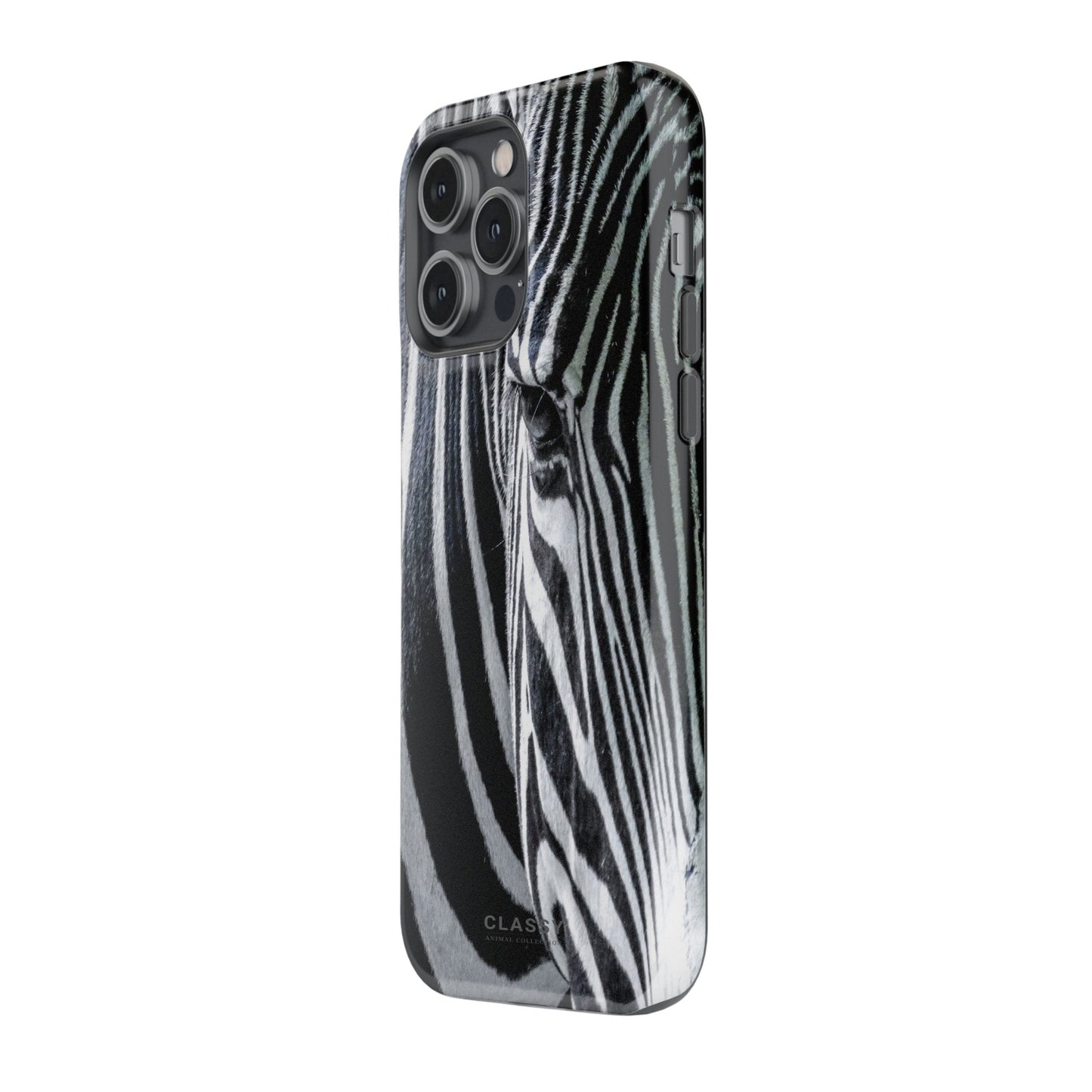 Zebra Head from further Tough Case - Classy Cases - Phone Case - iPhone 17 - Glossy - 