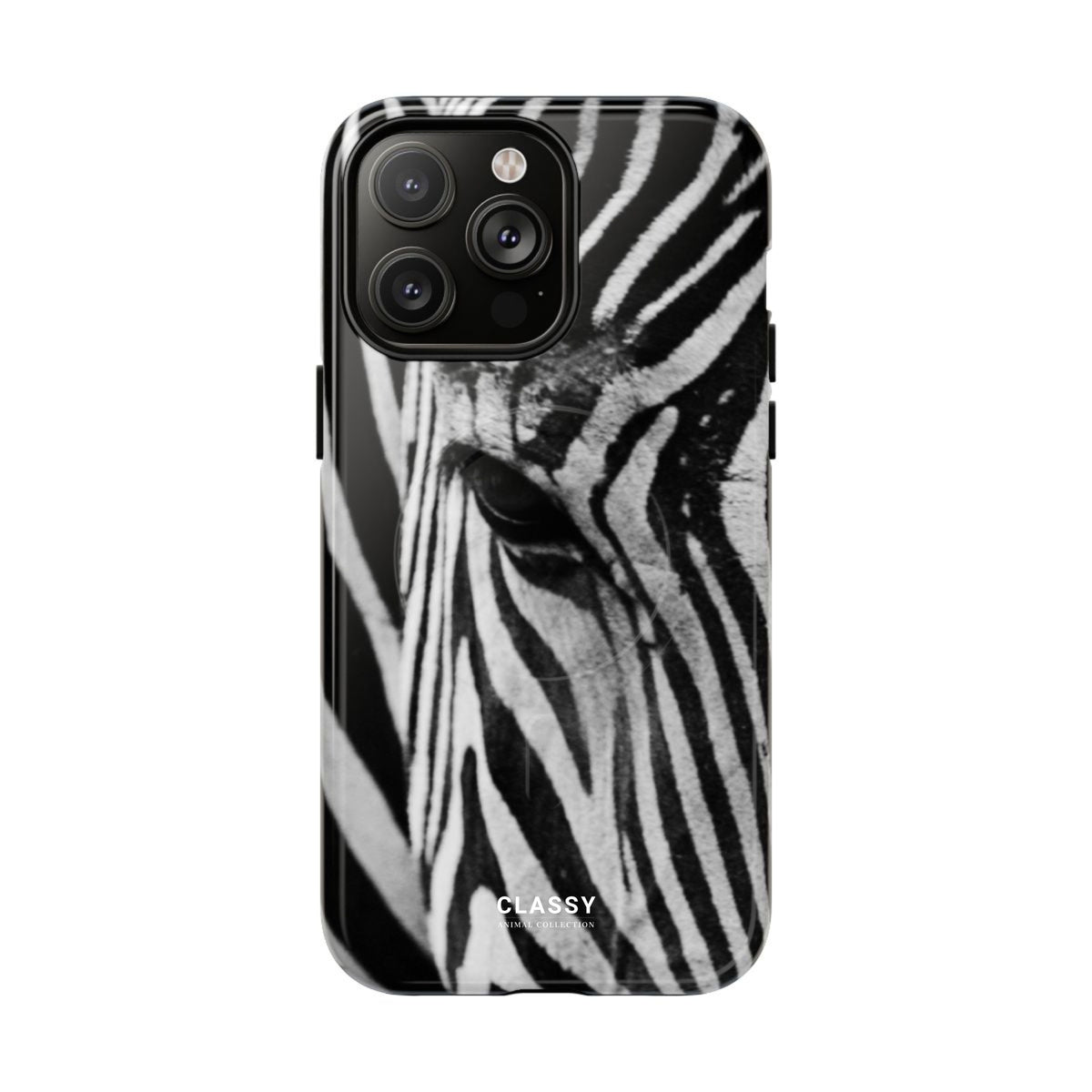 Zebra Head MagSafe Tough Case - Classy Cases - Phone Case - iPhone 17 - Glossy -