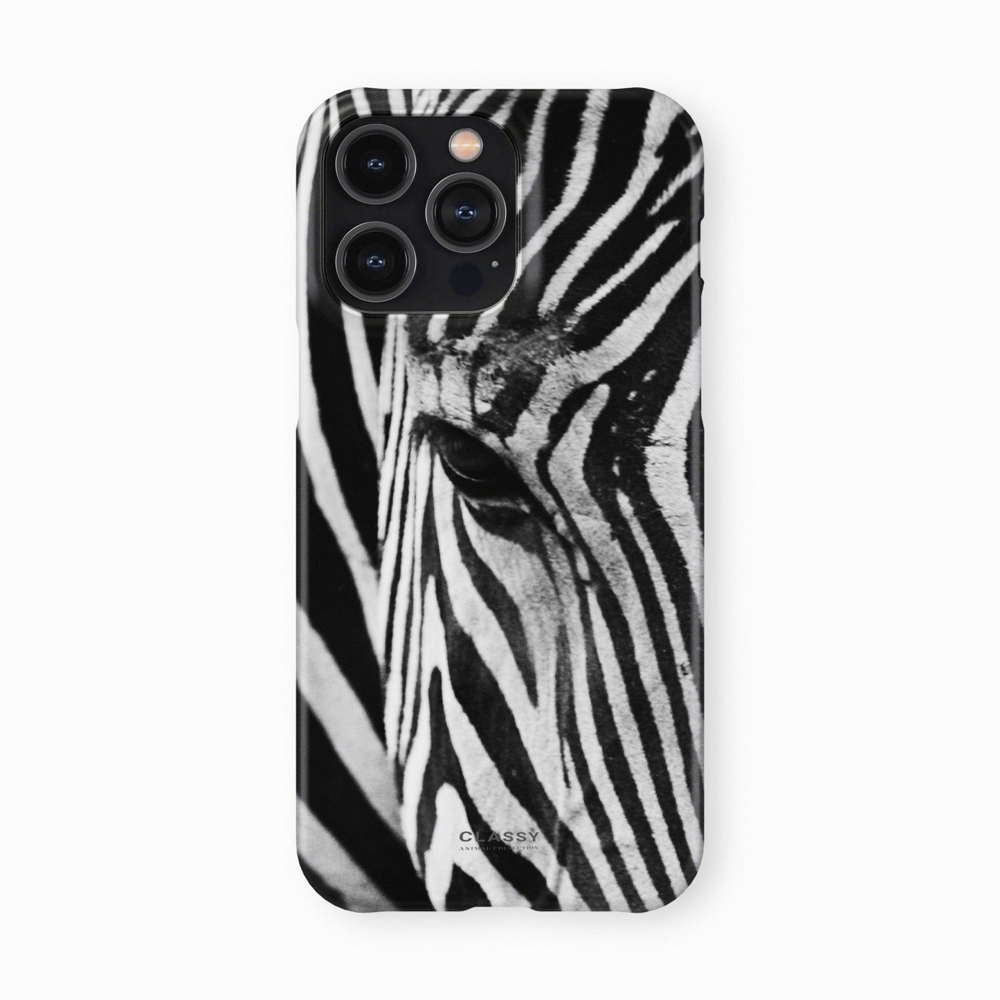 Zebra Head Snap Case - Classy Cases - Phone Case - iPhone 17 - Glossy - 
