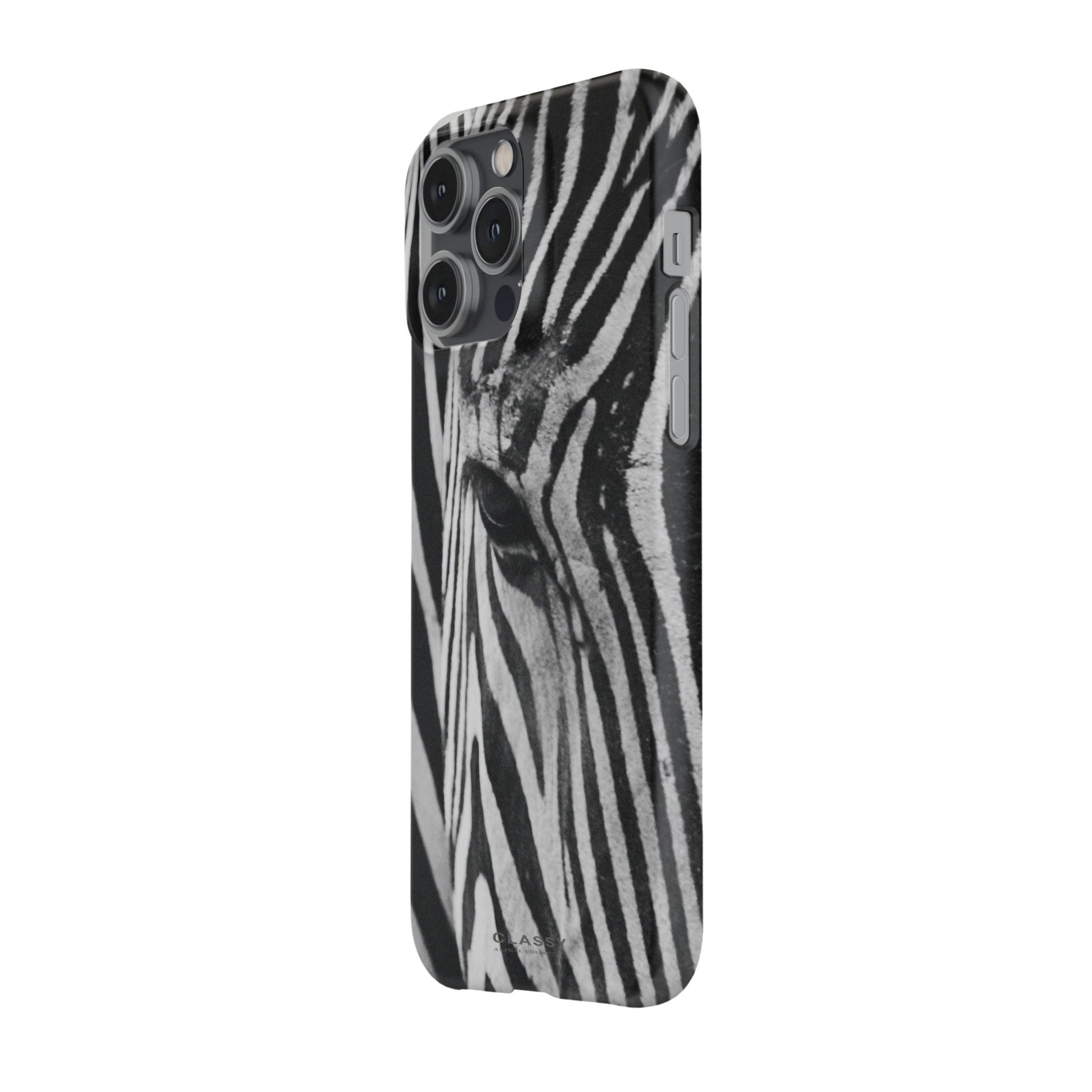 Zebra Head Snap Case - Classy Cases - Phone Case - iPhone 17 - Glossy - 