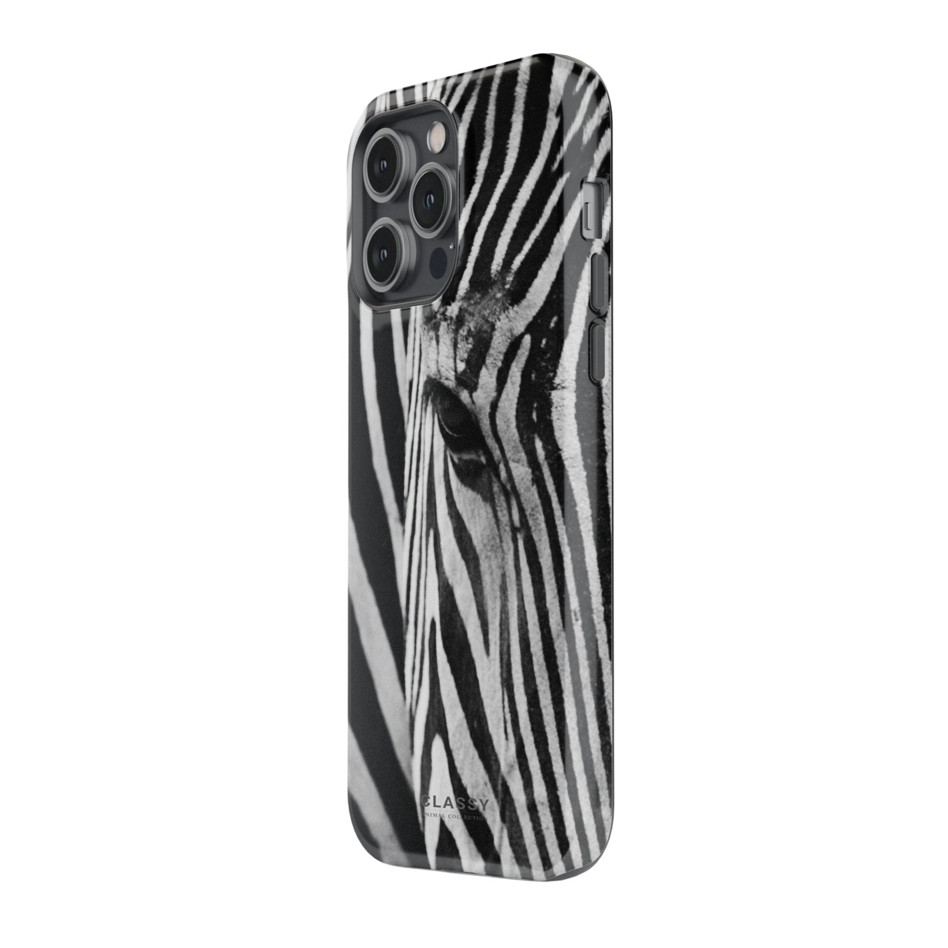 Zebra Head Tough Case - Classy Cases - Phone Case - iPhone 17 - Glossy - 