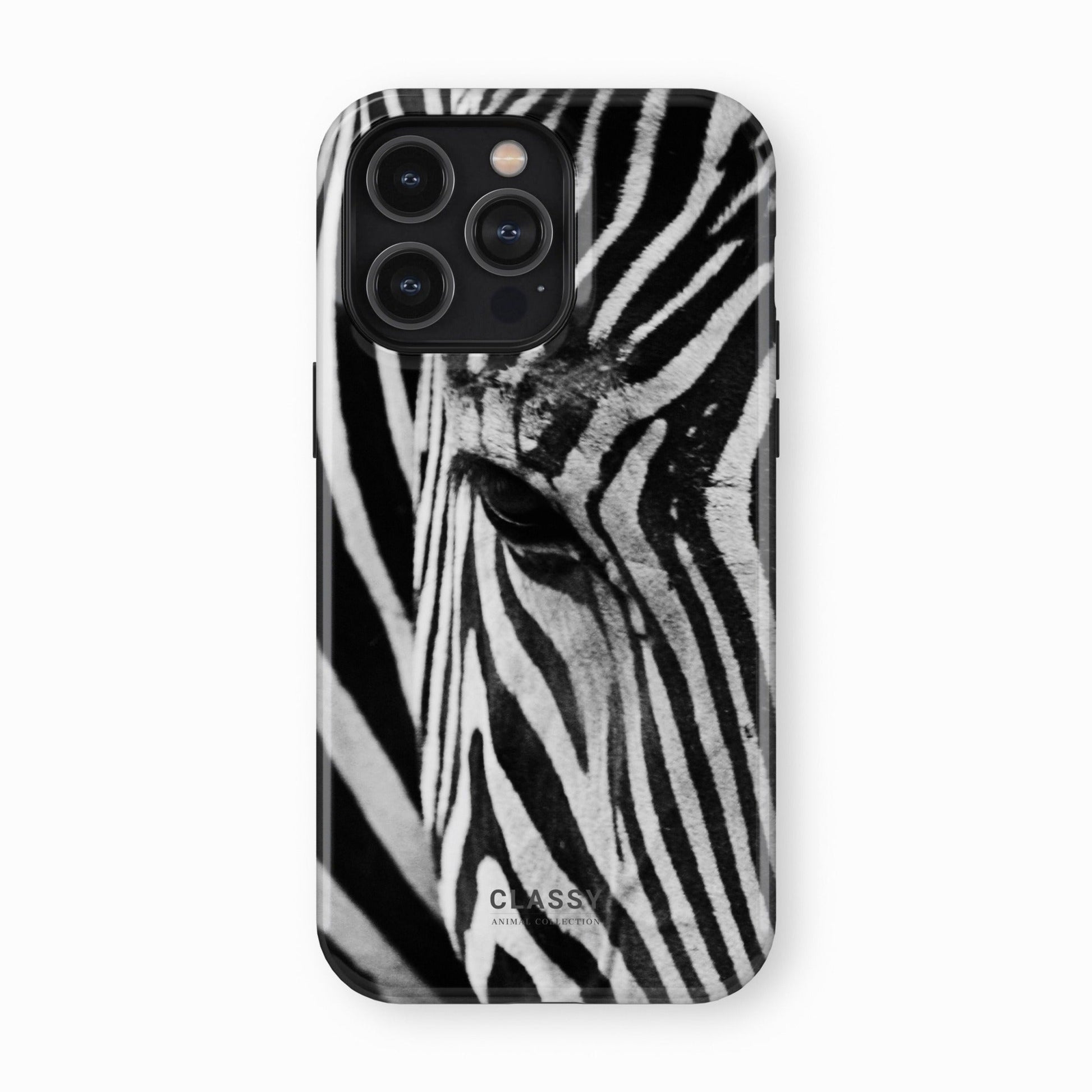 Zebra Head Tough Case - Classy Cases - Phone Case - iPhone 17 - Glossy - 