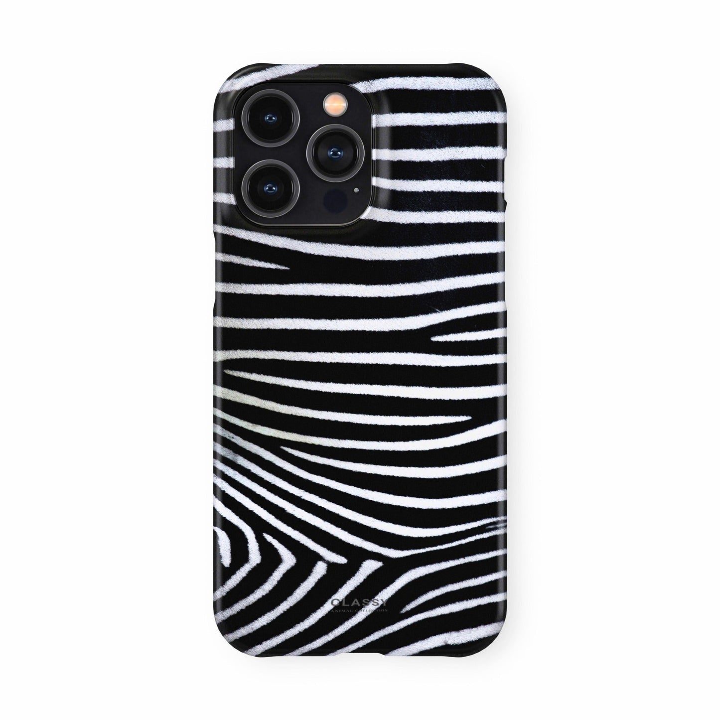 Zebra Pattern Snap Case - Classy Cases - Phone Case - iPhone 14 - Glossy - 
