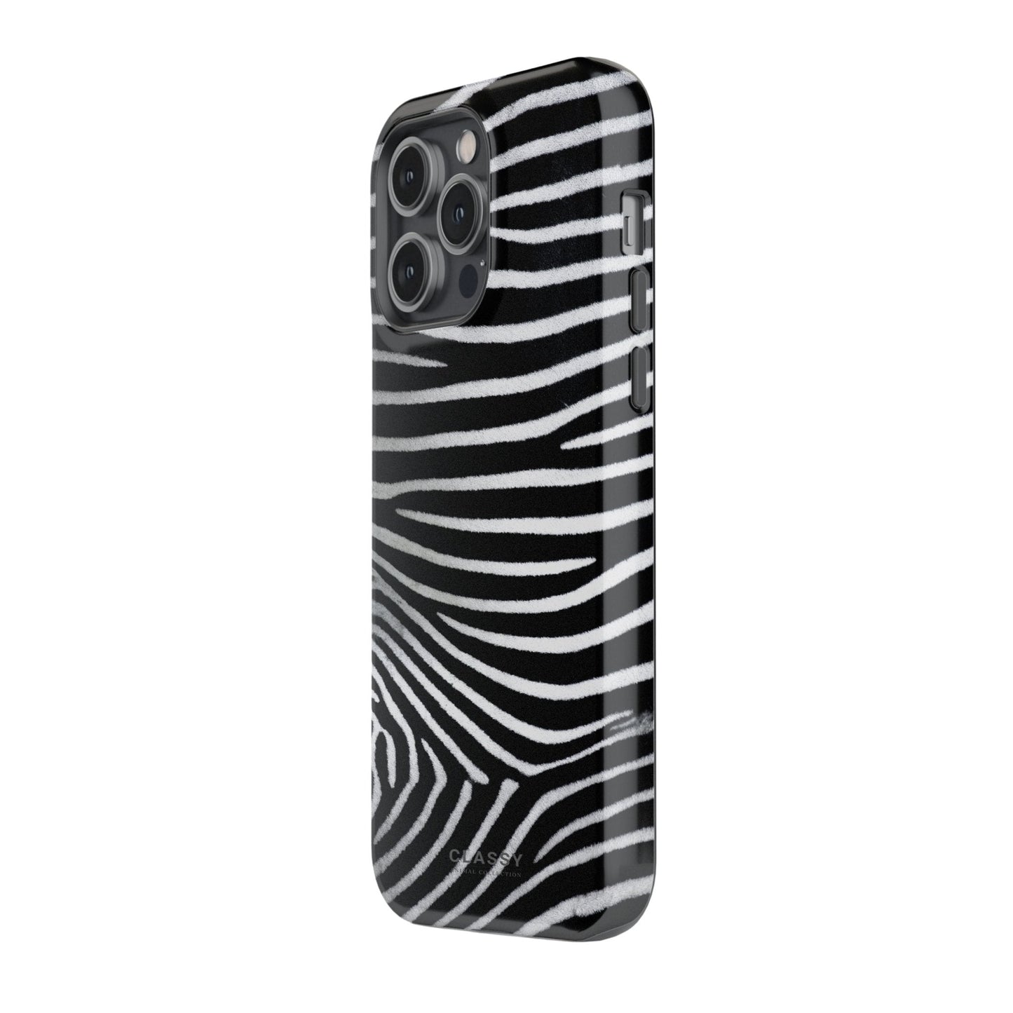 Zebra Stripes Pattern Tough Case - Classy Cases - Phone Case - iPhone 17 - Glossy - 