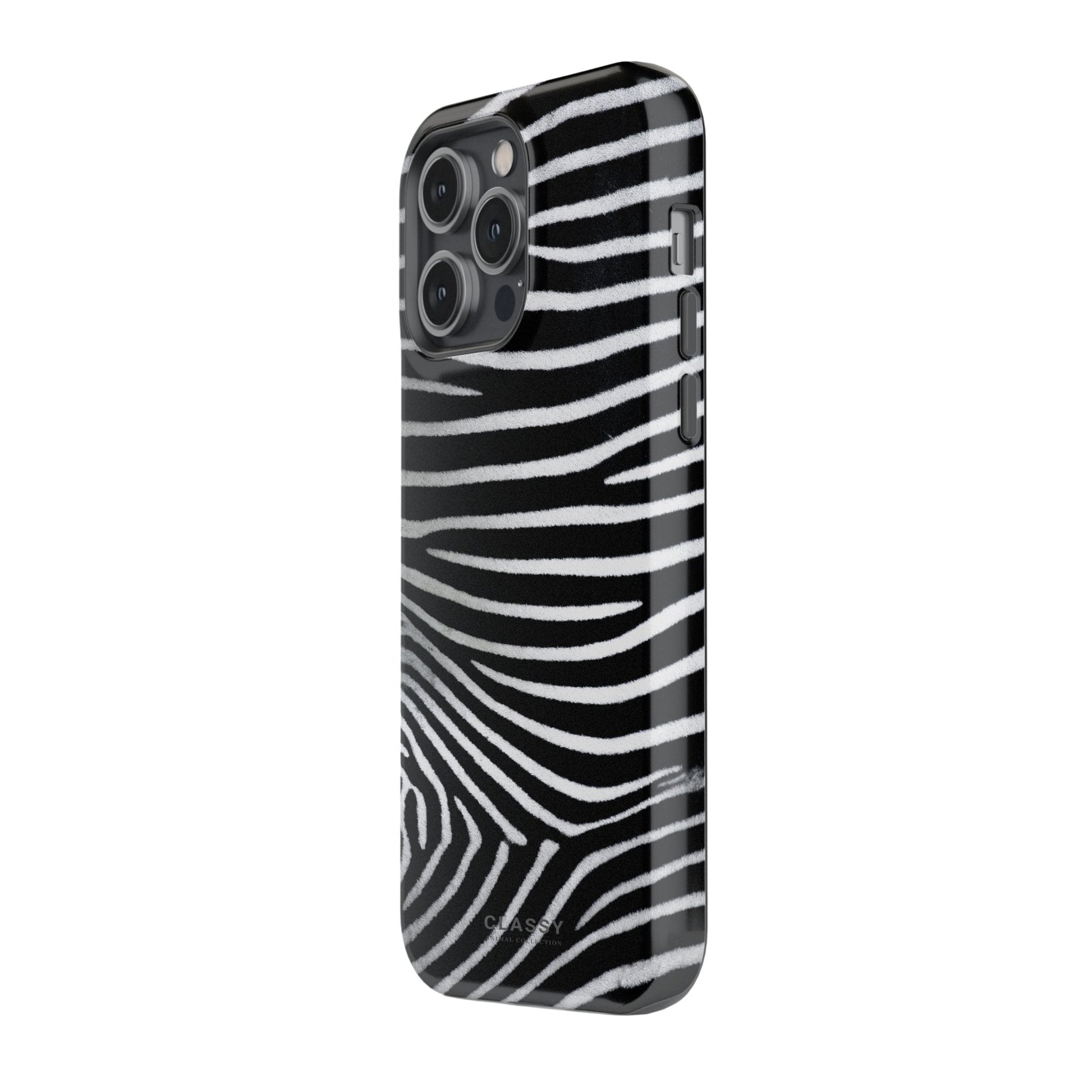 Zebra Stripes Pattern Tough Case - Classy Cases - Phone Case - iPhone 17 - Glossy - 