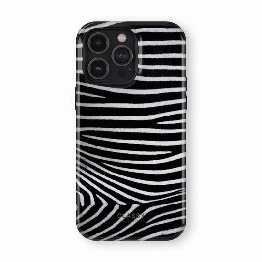 Zebra Stripes Pattern Tough Case - Classy Cases - Phone Case - iPhone 17 - Glossy - 