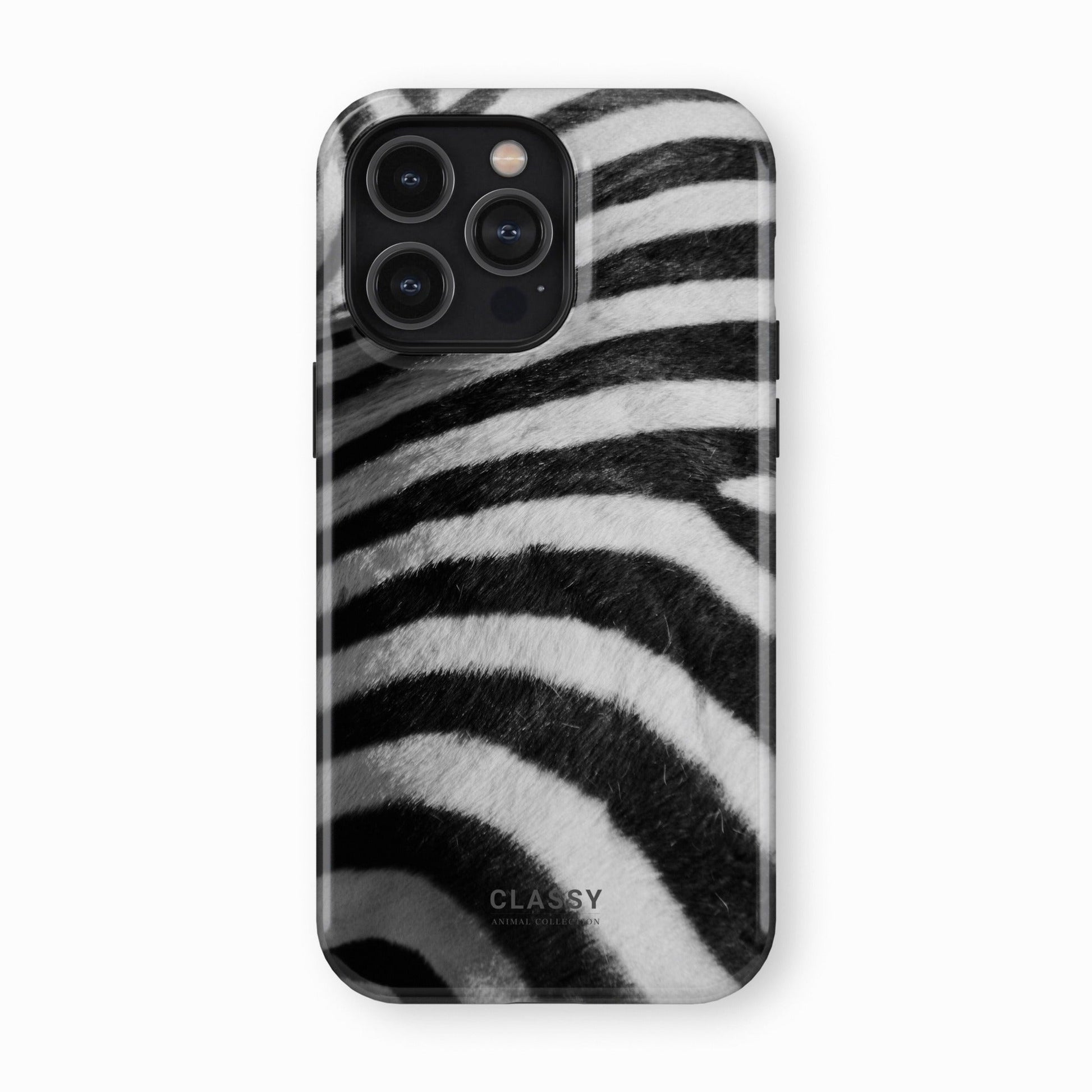 Zebra Stripes Tough Case - Classy Cases - Phone Case - iPhone 17 - Glossy - 