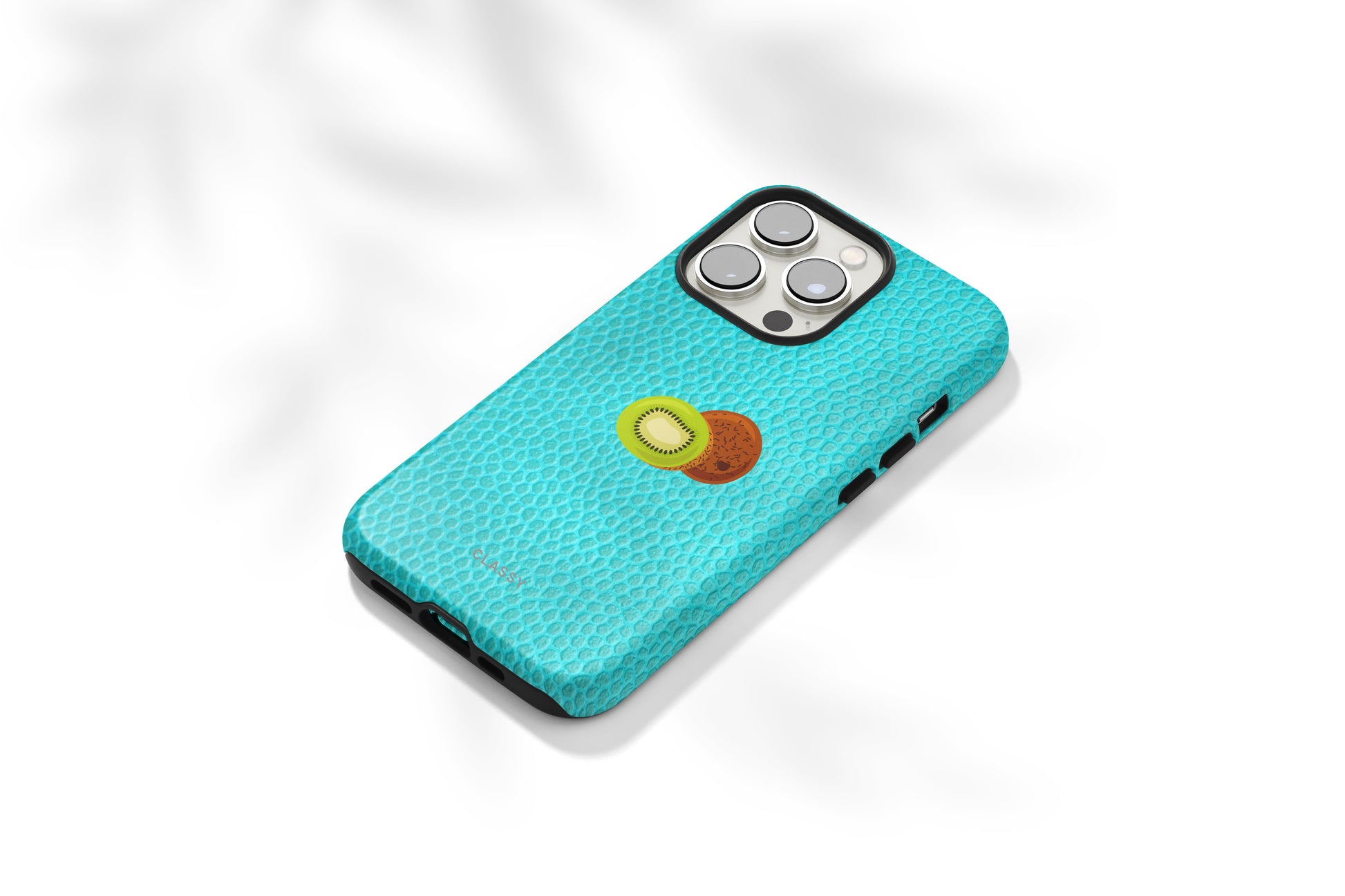 Kiwi | Turquoise Tough Case - Classy Cases - Phone Case - Samsung Galaxy S22 - Glossy -