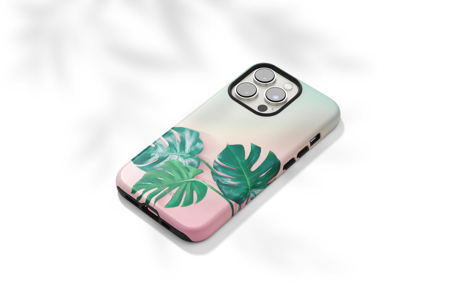 Palm Leaves Simple Tough Case - Classy Cases - Phone Case - Samsung Galaxy S22 - Glossy -