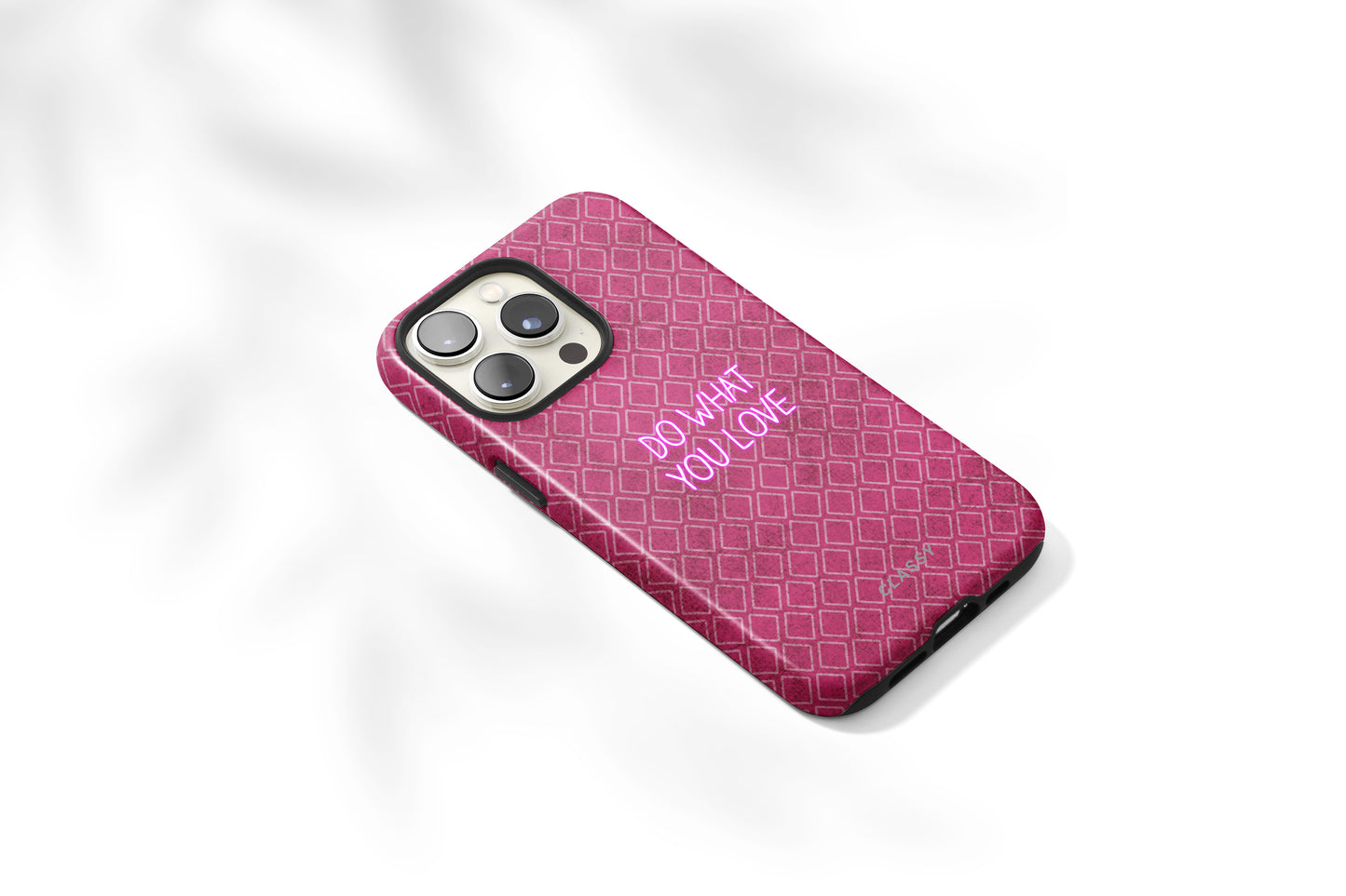 Do What You Love | Dusty Rose Pattern Tough Case - Classy Cases