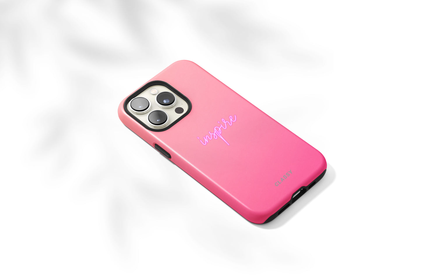 Inspire | Pink Tough Case - Classy Cases - Phone Case - Samsung Galaxy S22 - Glossy -